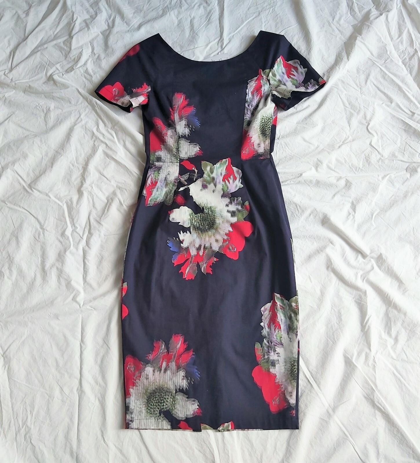 French Connection BNWT zip front wiggle pencil bodycon dress UK 6 US 2 Cost £130