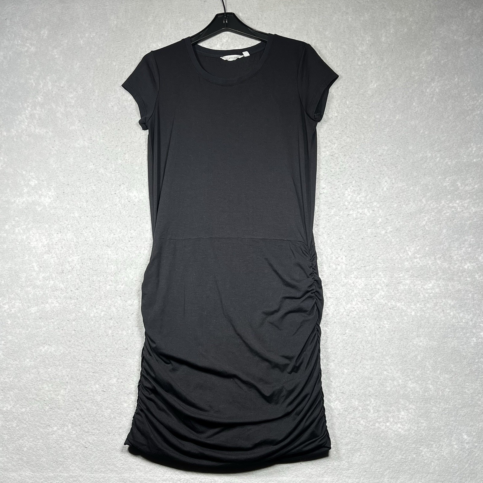 Athleta Dress Womens Medium Bodycon Stretch Knit Athleisure Casual Fitted Black