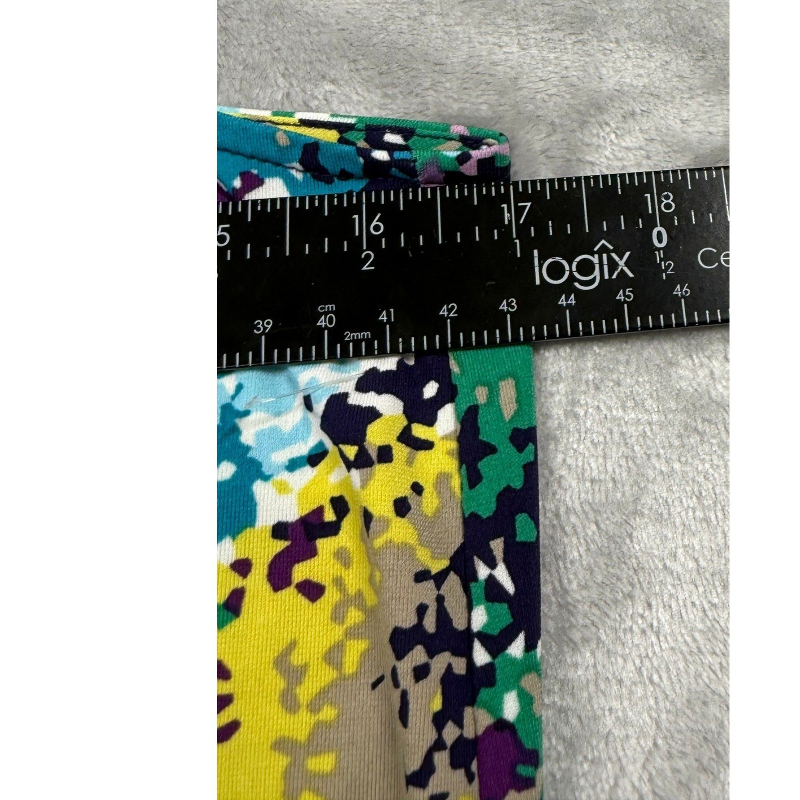 BCBGMAXAZRIA One-Shoulder Y2K Digital Print Violet Combo Mini Dress Size Small