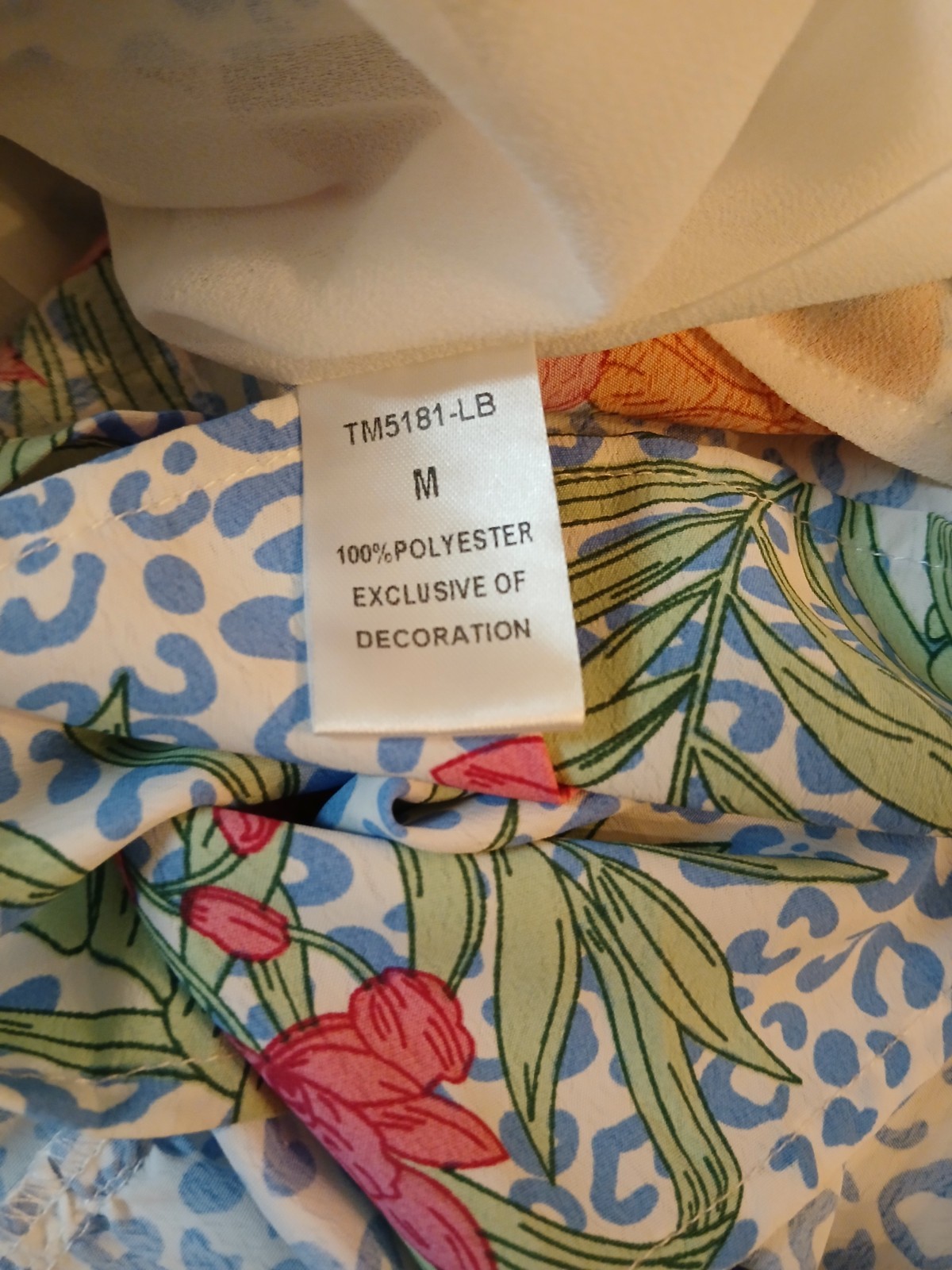 THML Tiered Floral Sundress Button front Size Medium Vacation Tropical Beach EUC