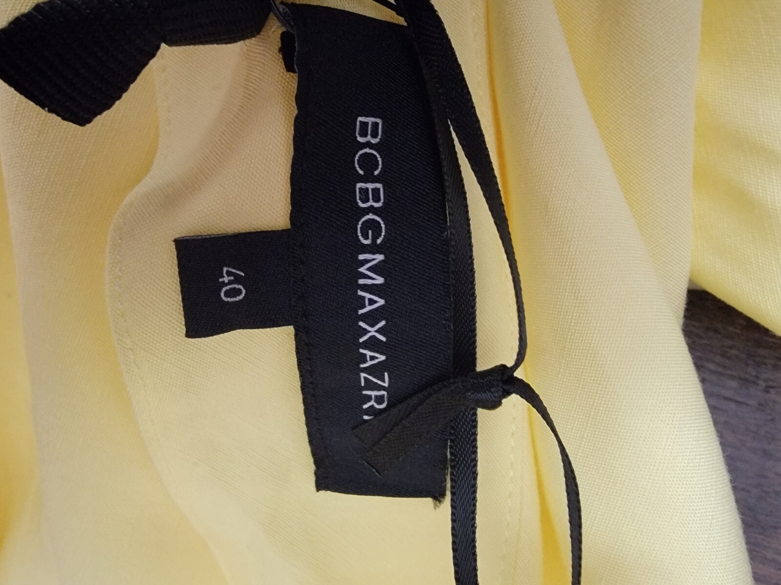 Bcbg Max Azria Iris Yellow Slip Maxi Dress Sz Small EU 40 V Neck Long Nwt