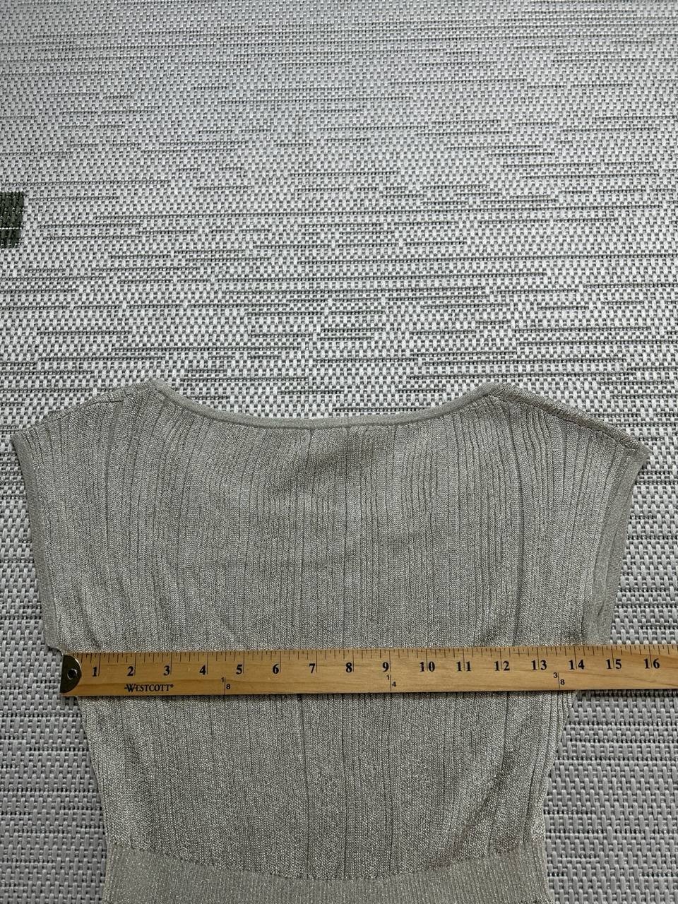 Saloni Dress Womens Medium Biege Knit Midi