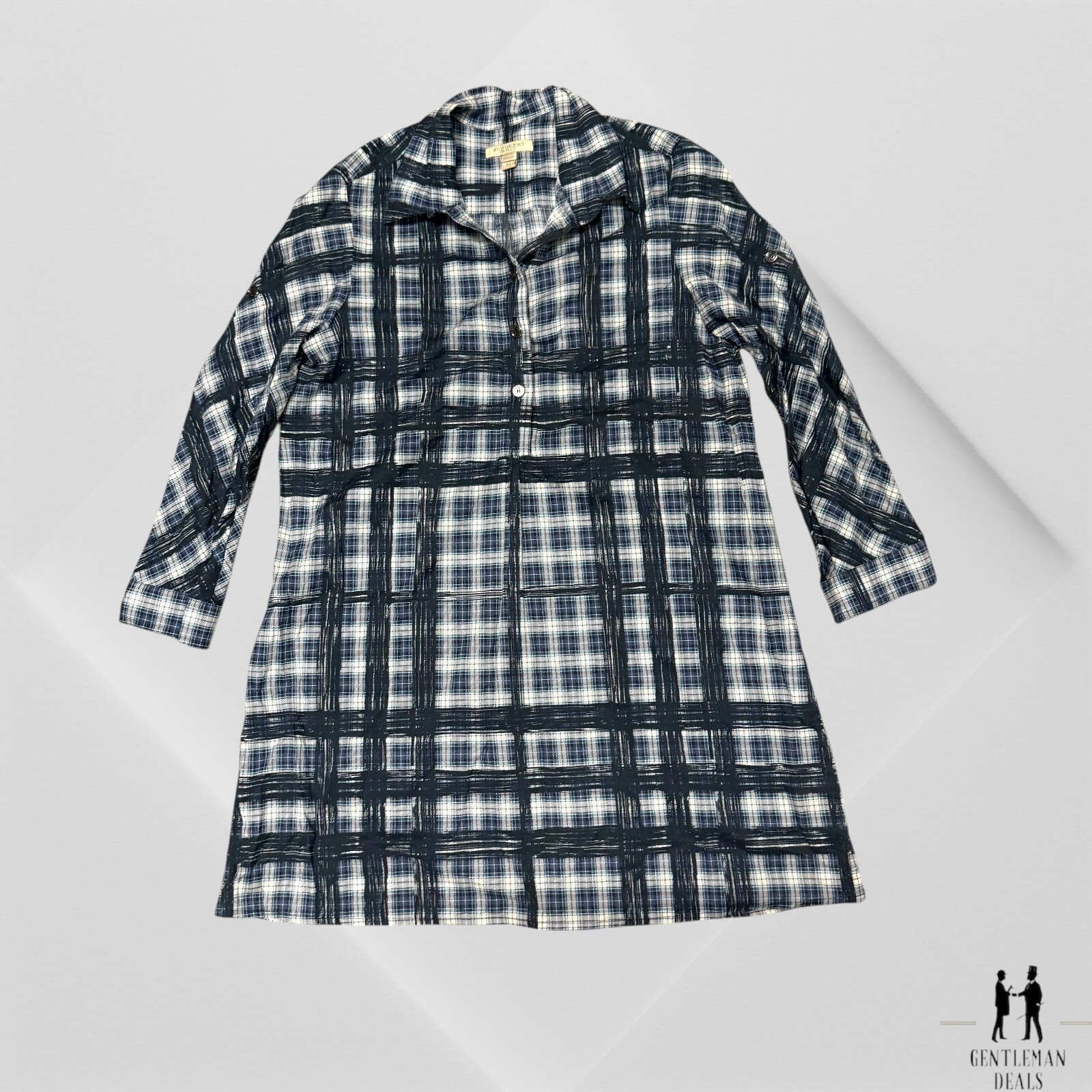 Burberry Plaid Print Mini Dress – Blue Dresses, Clothing XS 17.5 x 31