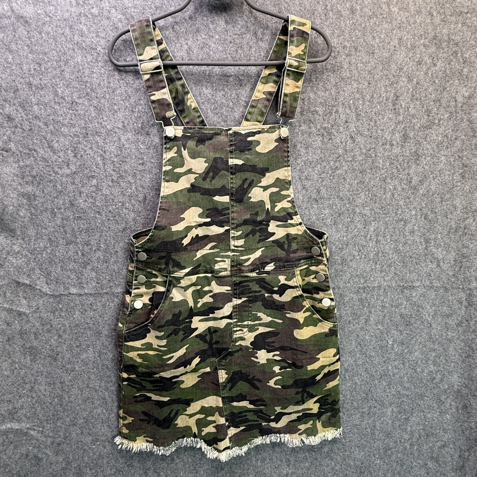 Camouflage Women’s Dress Size M Cotton Elastane Adjustable Straps