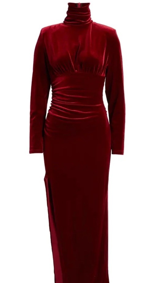 Women’s Red Maxi Dress Sharron Dress Size M