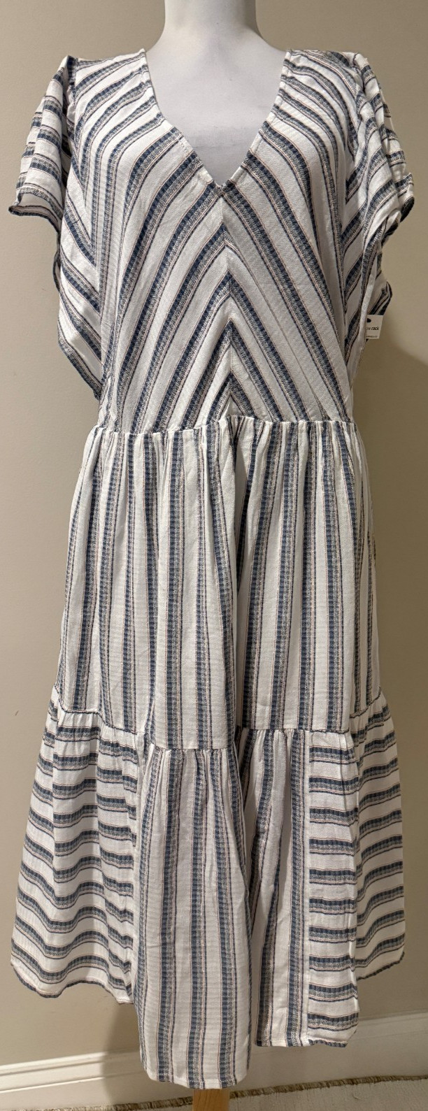 CASLON Womens Cotton Blend Maxi Shift Dress NWT – Sz Large