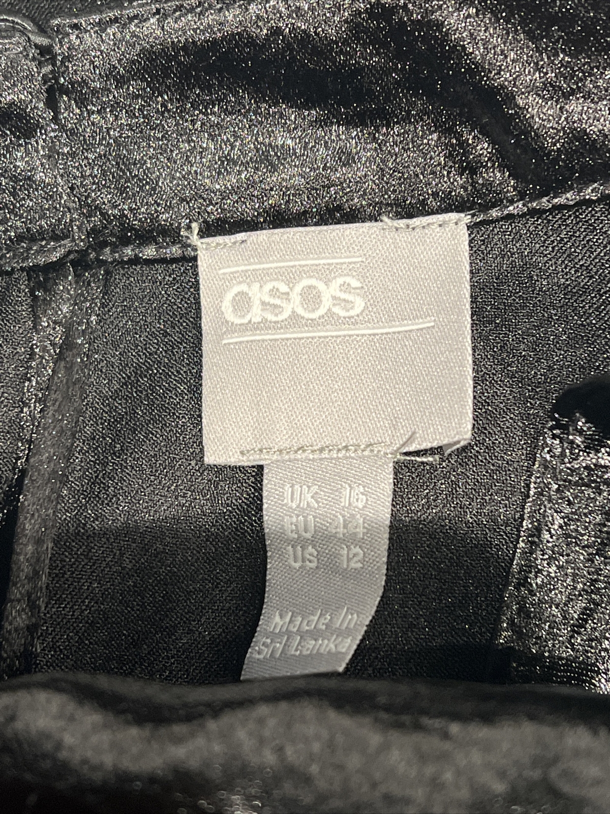 ASOS Cold Shoulder Open Back Dress Womens 12 Black Long Sleeve Mini