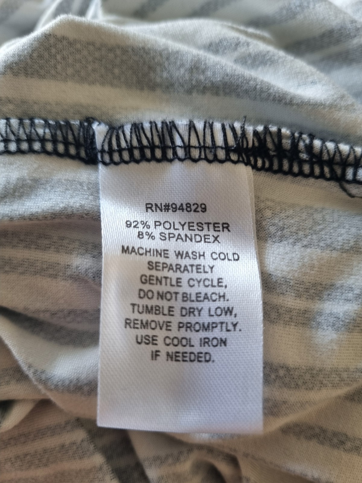 Black And White striped Maxi Unlined Lightweight Sleeveless Dress 1X