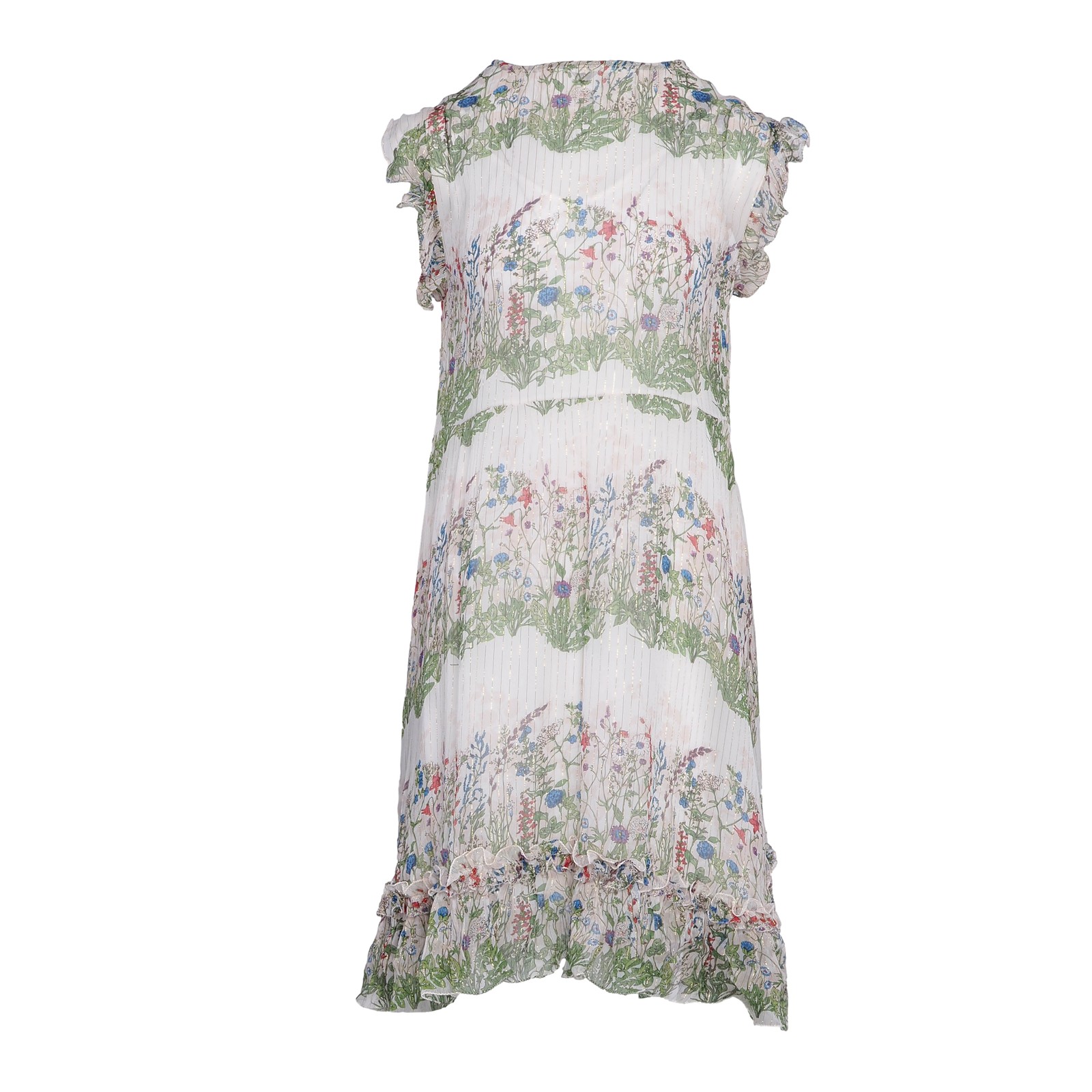 Maje Womens Silk Dress Multicolor Floral Size 40 L FR 42 MFPRO01169