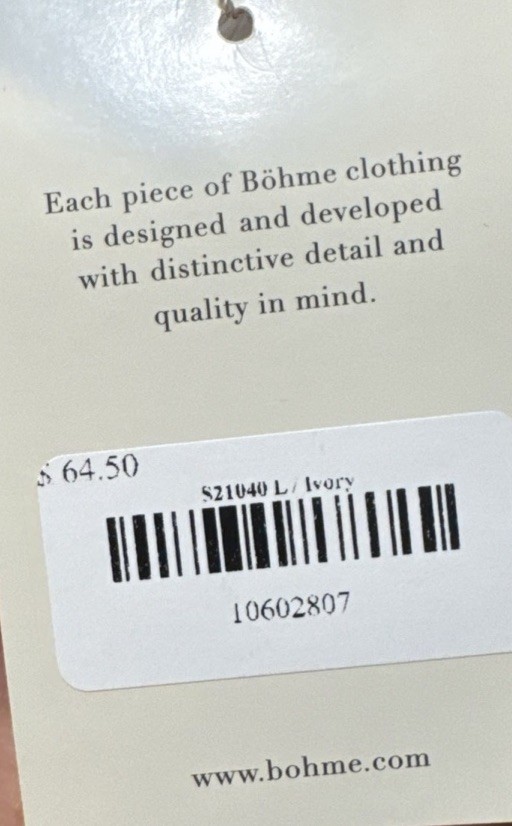 Bohme Mustard Seed Ivory Ruffle Hi Low Maxi Dress Womens L NWT Boho