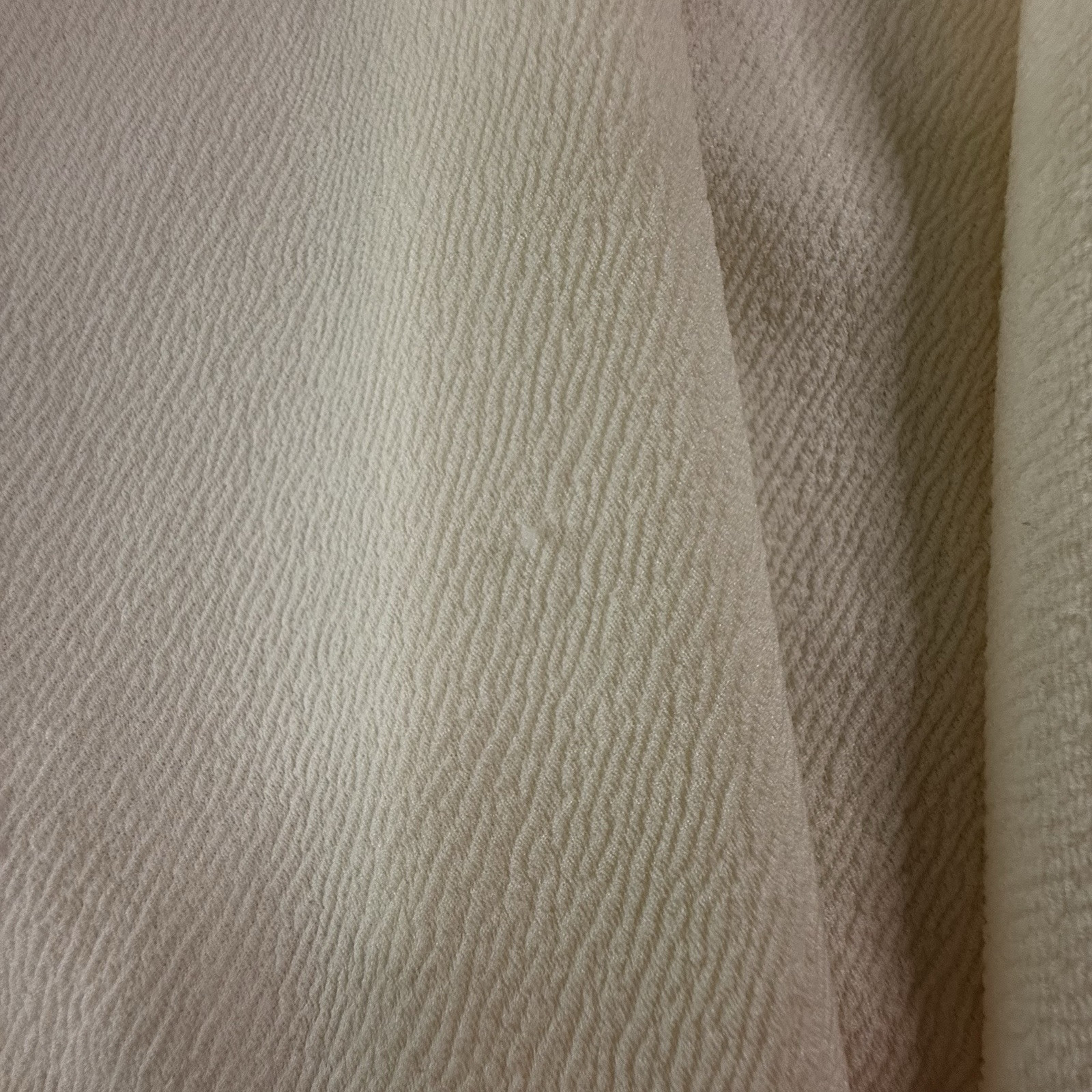 IVORY DRESS, JUNIOR SIZE L, CHEST 30 IN, LENGTH 34 IN * See photos for flaws *