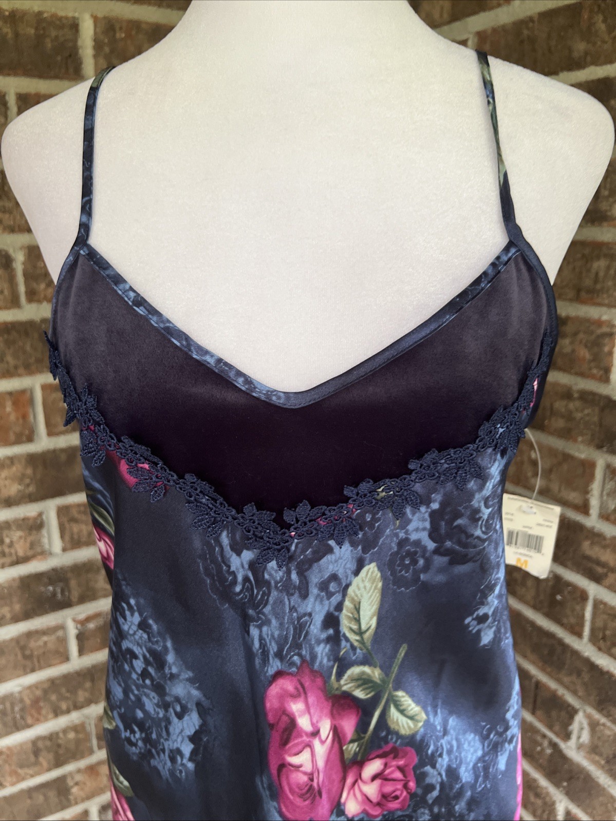 NWT Secret Treasures Medium Maxi Slip Dress Whimsigoth Floral Babydoll Fairy
