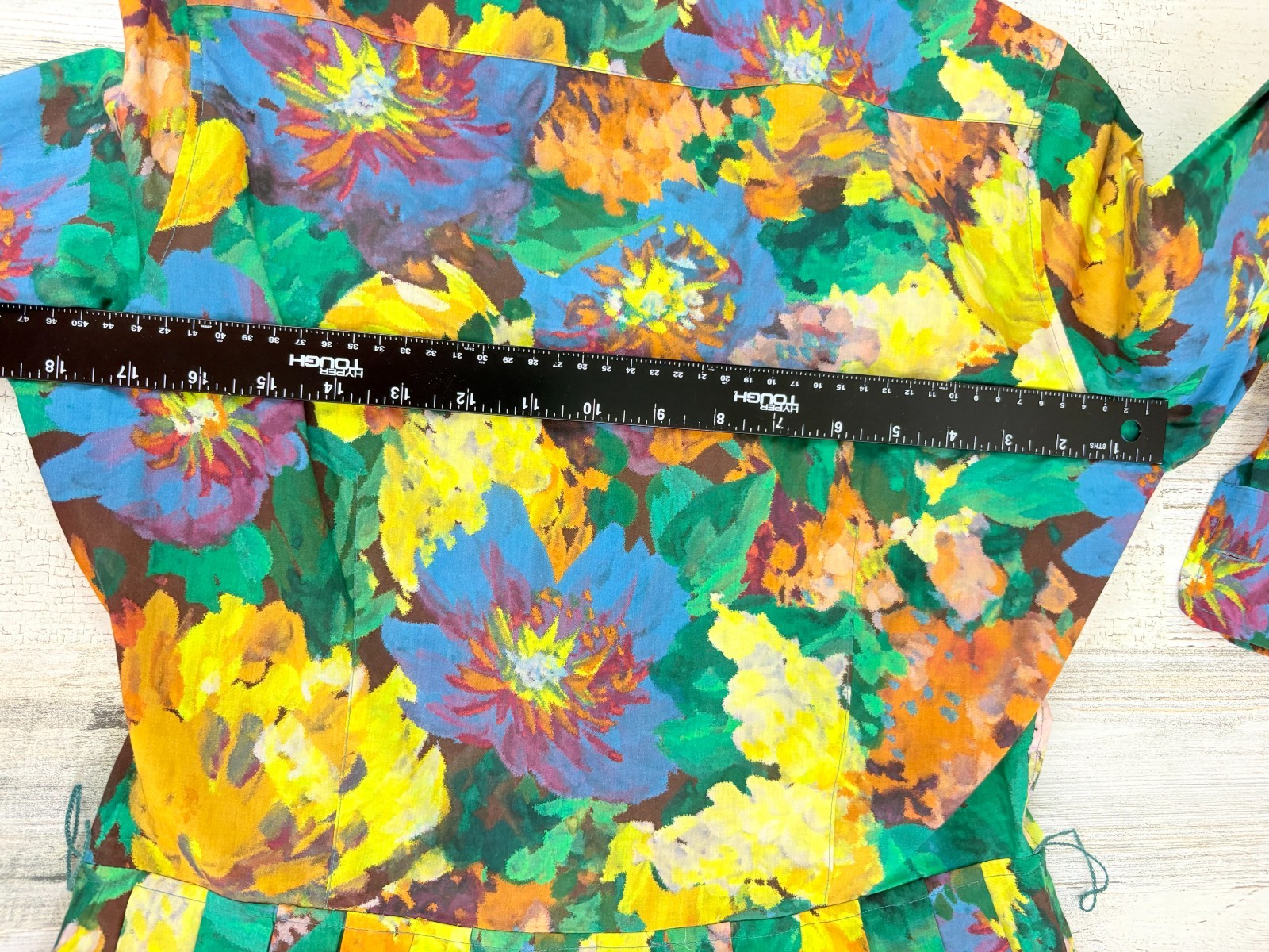 Ann Mashburn S Multi Artists Bouquet Liberty Classic Shirtwaist Maxi Dress NEW