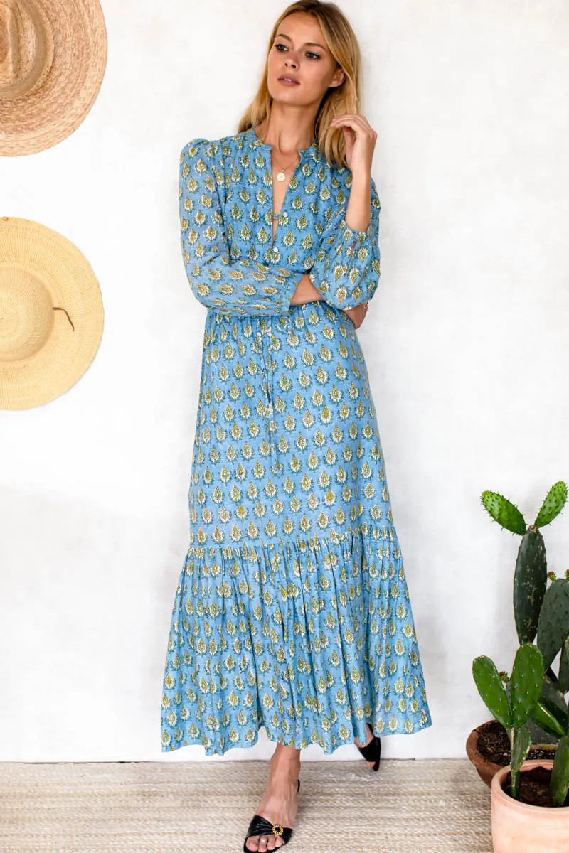 Emerson Fry India Collection Frances Danube Marigolds Dress S BNWT FREE US S/H
