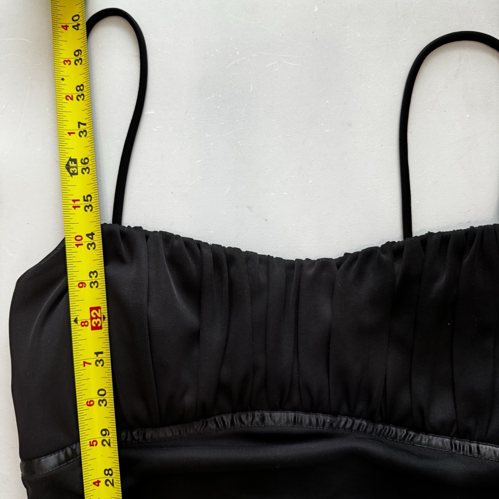 Vtg Ruby Rox Black Dress Whimsi Goth Grunge Size XL Juniors Stretchy 90s Y2K