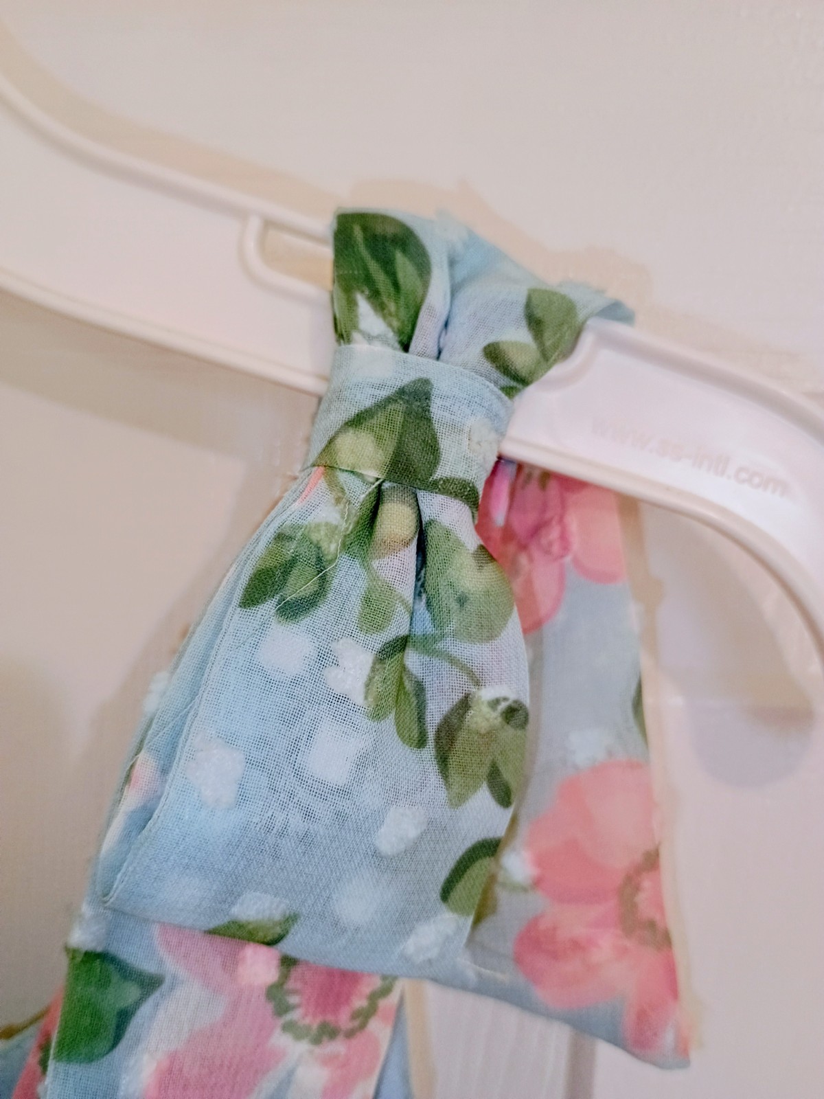 Biscotti Collezioni Size 8 Blue Pink Green Floral Fit & Flare Midi Lined
