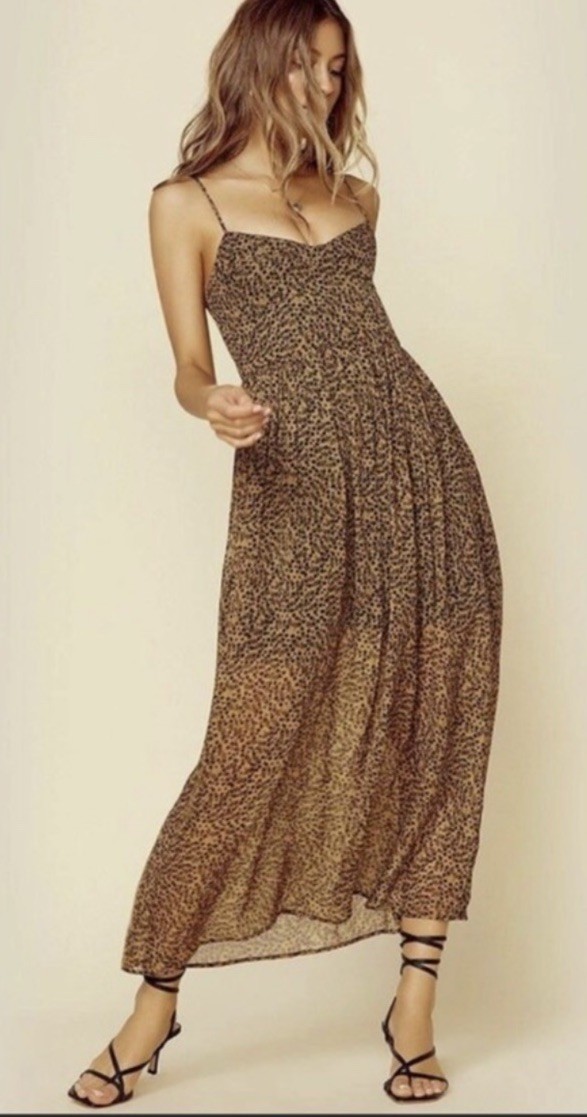 BLUE LIFE ADRIANE DRESS | New – SPICY BROWN FLORAL