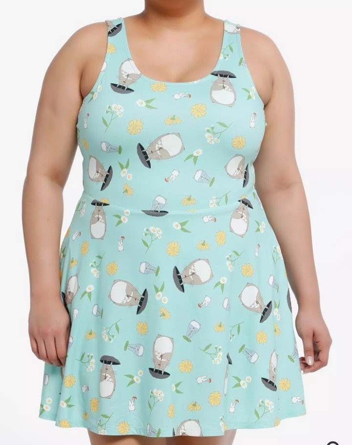 Her Universe Studio Ghibli My Neighbor Totoro A Line Dress wt pockets size 2x 20