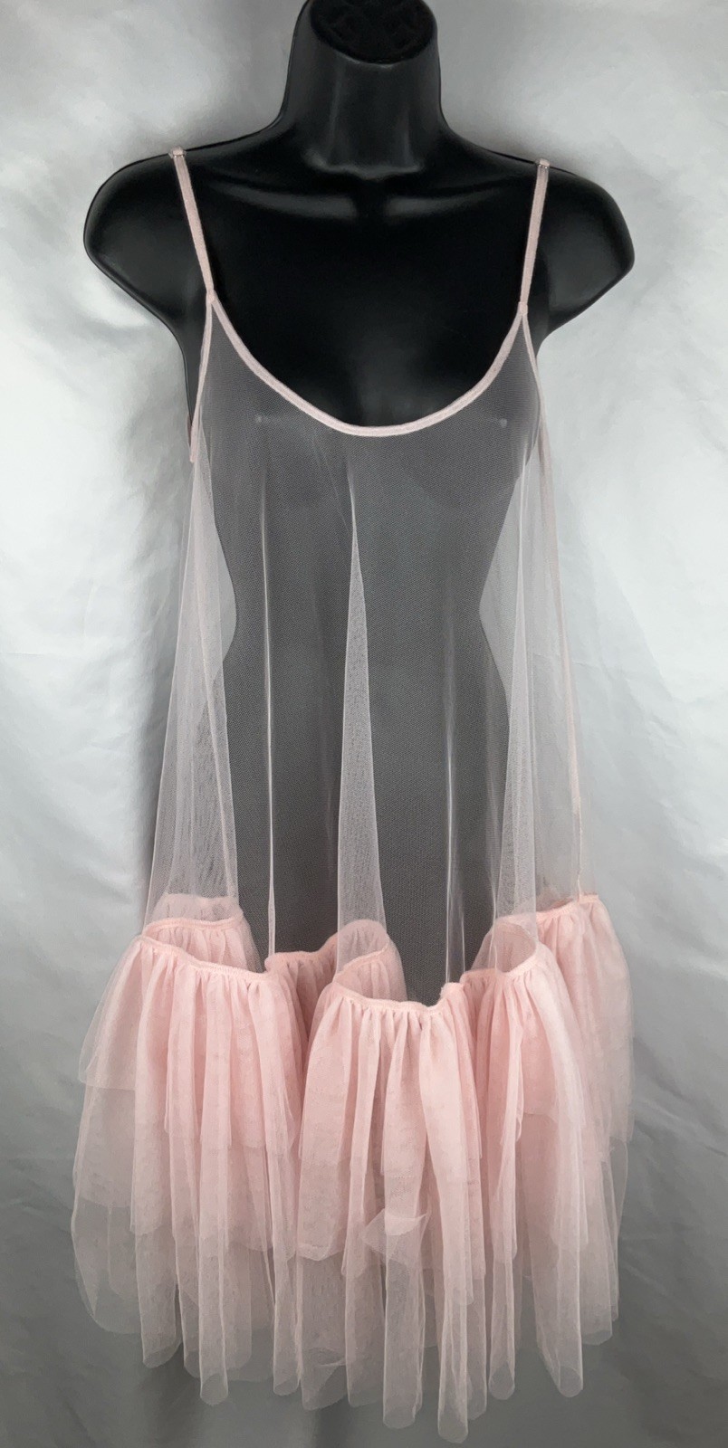 Free People Intimately Free Women’s Size Small Pink Push Send Tutu Tulle Slip