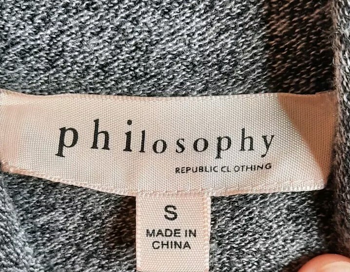 Philosophy Womens Pull On Turtleneck Knit Sweater Dress Size S Black NWT