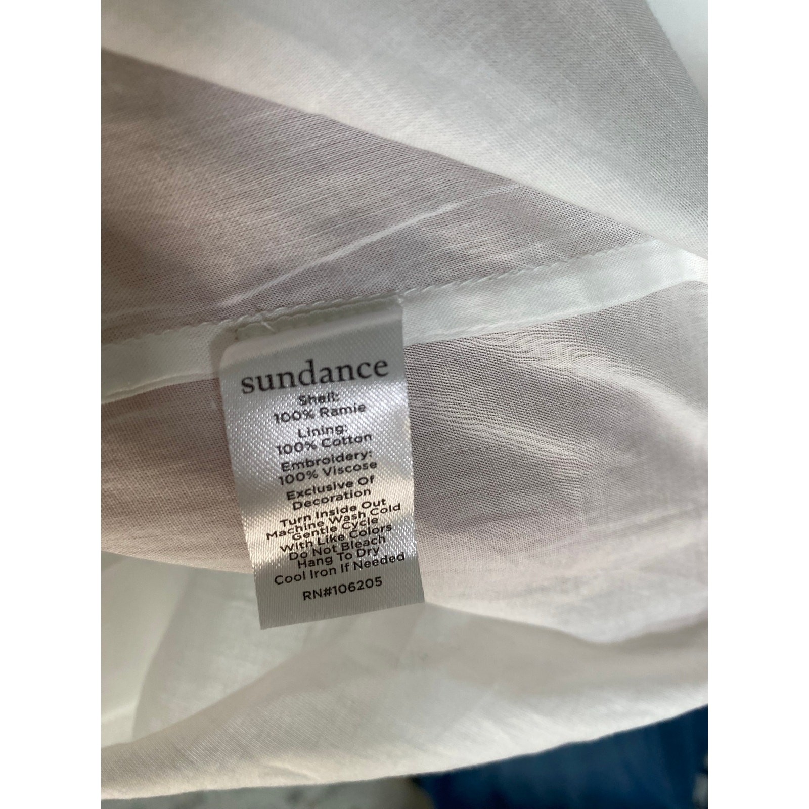 European Summer NWT SUNDANCE Verity Maxi Dress Stitch Tonal Embroidery Size M