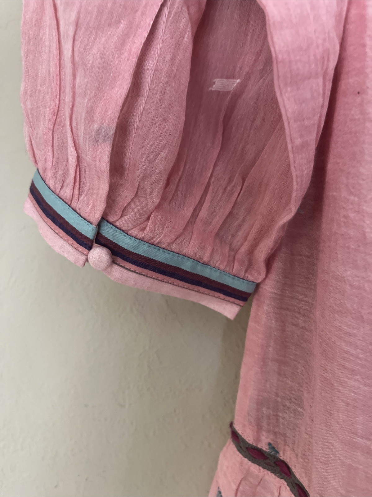 Conditions Apply Hand Woven Pink Aranza Dress SZ S NWT