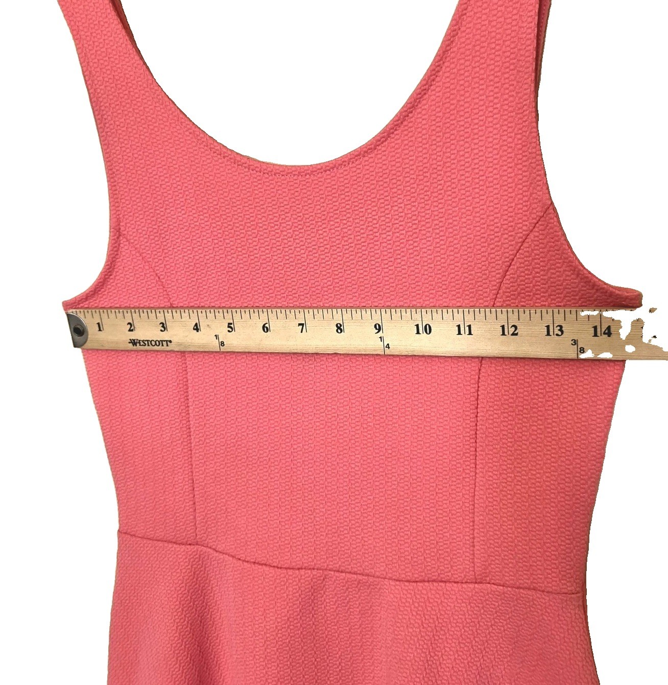 H&M Divided Fit & Flare Dress Women Size 8 Pink Sleeveless Skater Mini Coquette