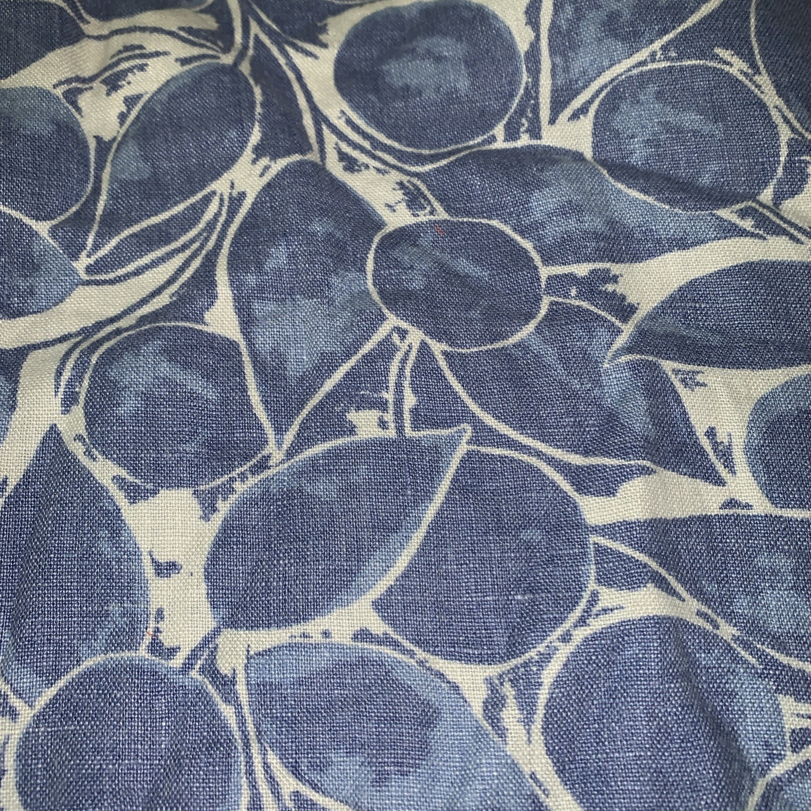 Seasalt Sol Blaze Tunic dress Blue white leaf Printed 100% Linen Size Uk 8