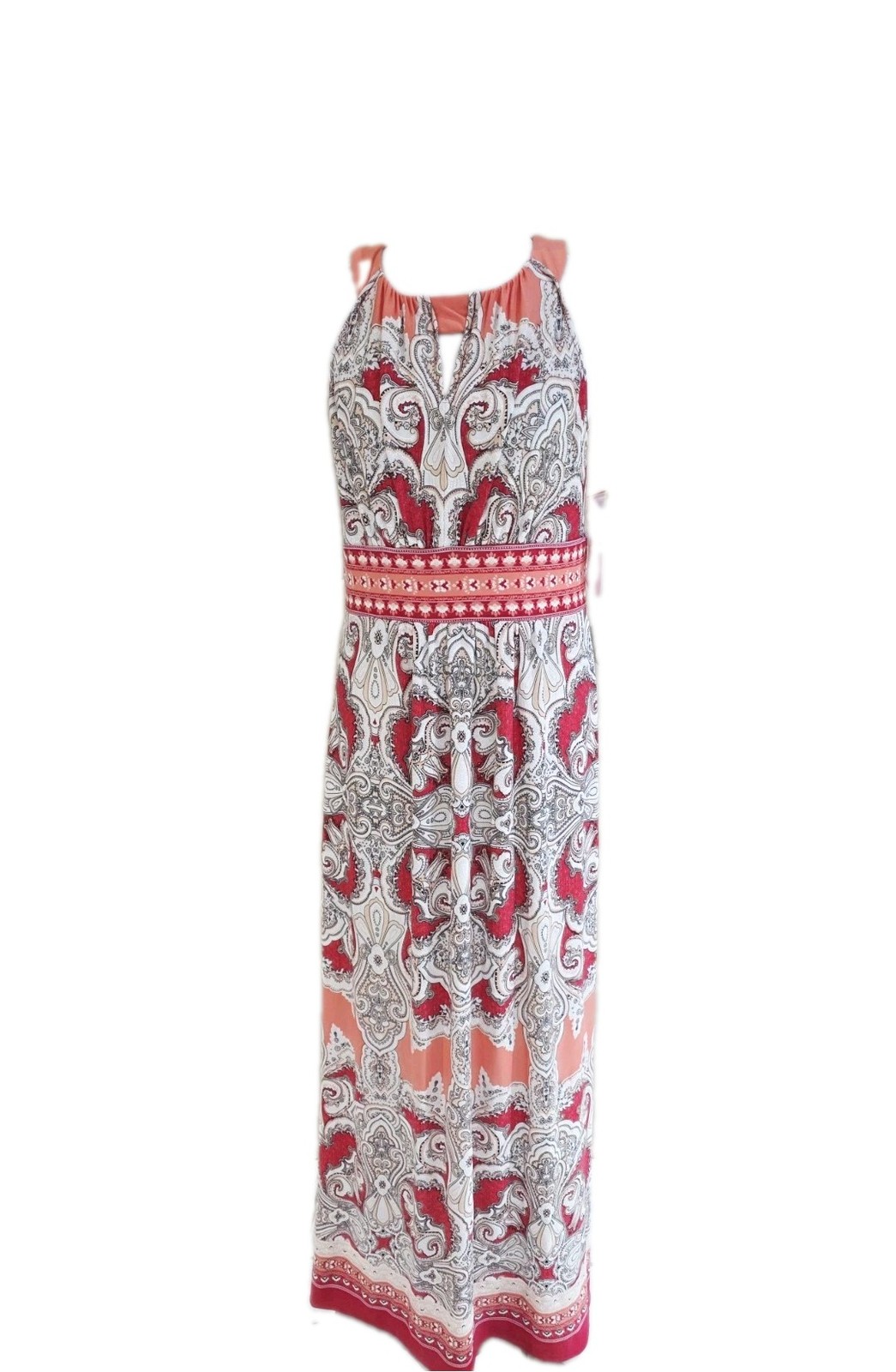 New Studio One New York Maxi Dress Sleeveless Multicolor Sz Small