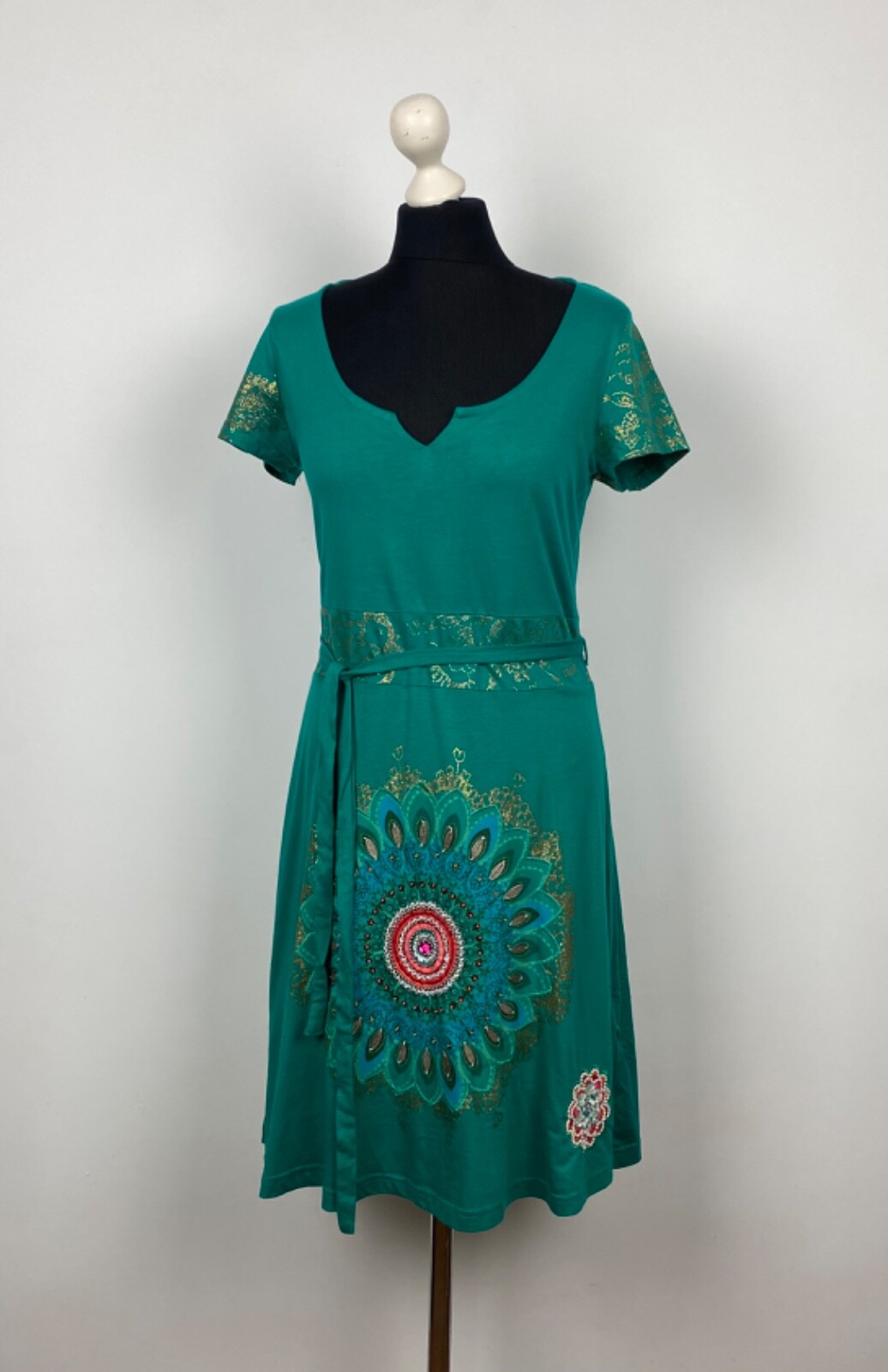 Desigual women’s dress 54% cotton 46% viscose Size M
