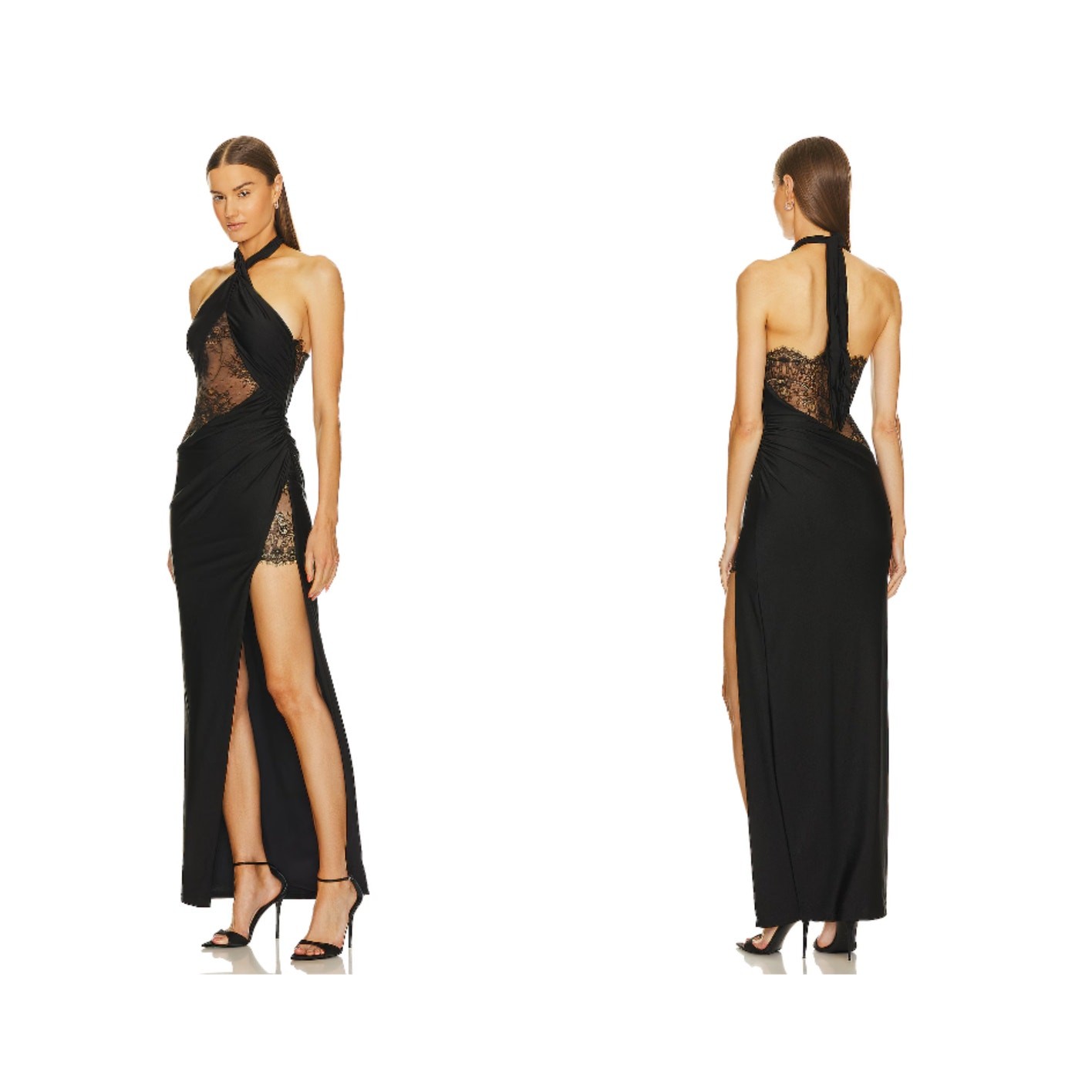 Michael Costello x REVOLVE Josephine Gown in Black (SIZE XS)