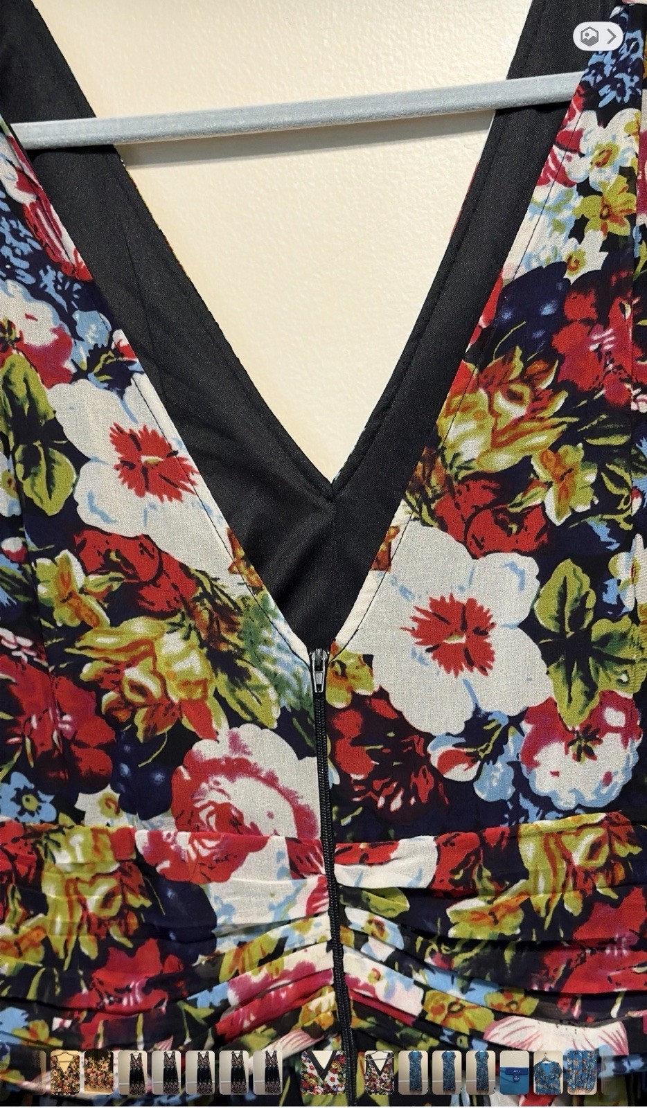 Ever Pretty Dress Blk Floral Formal Maxi Size 22 Gala Elegant Renaissance Whimsy