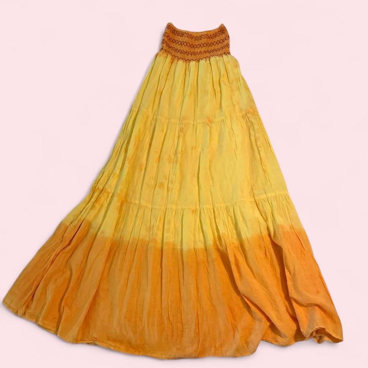 American Vintage Women’s Yellow and Orange Dress