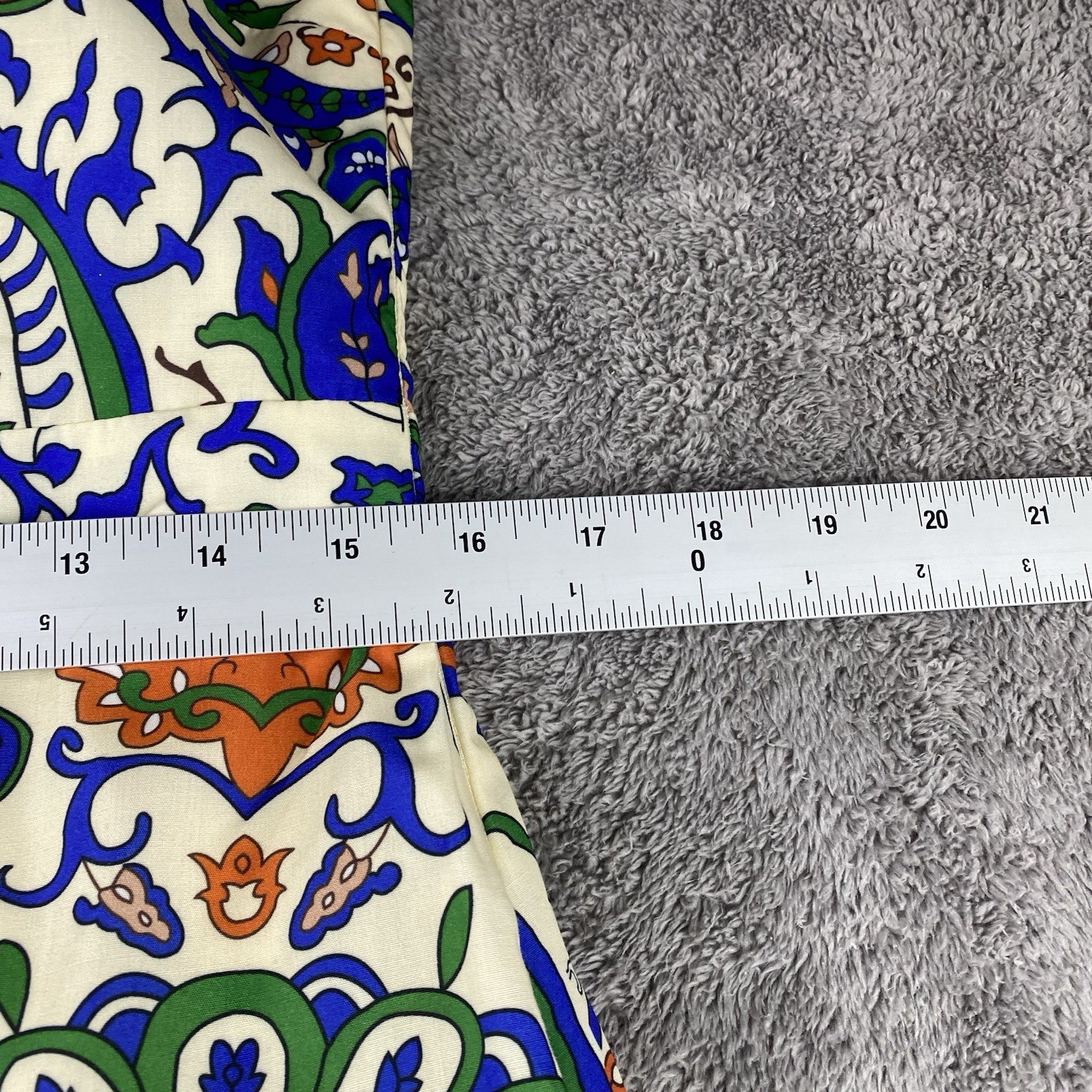 VICI One Shoulder Dress Womens Large Pattern Blue