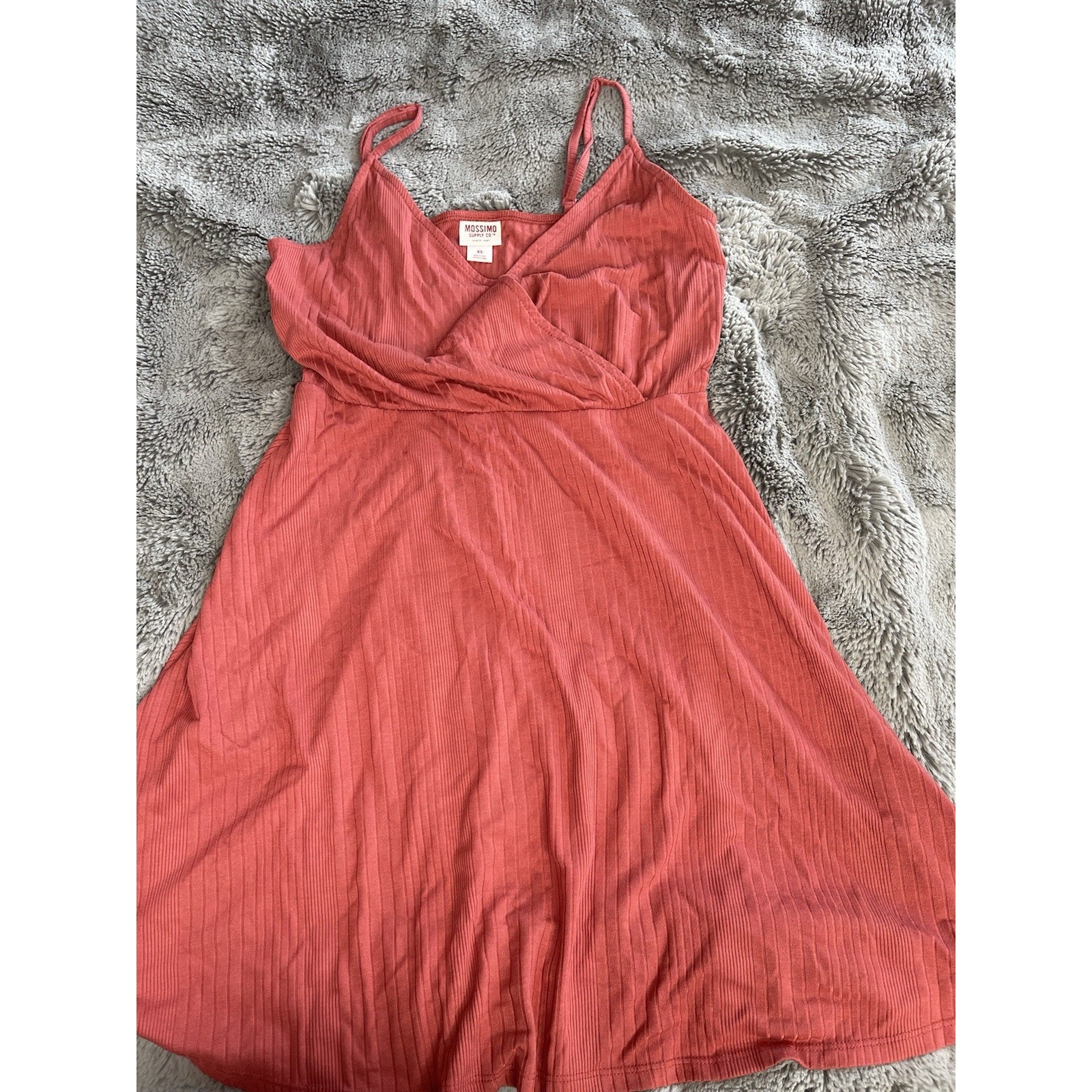 Mossimo Supply Co Dress Spaghetti Strap Peach Color Pull On Size Xsmall