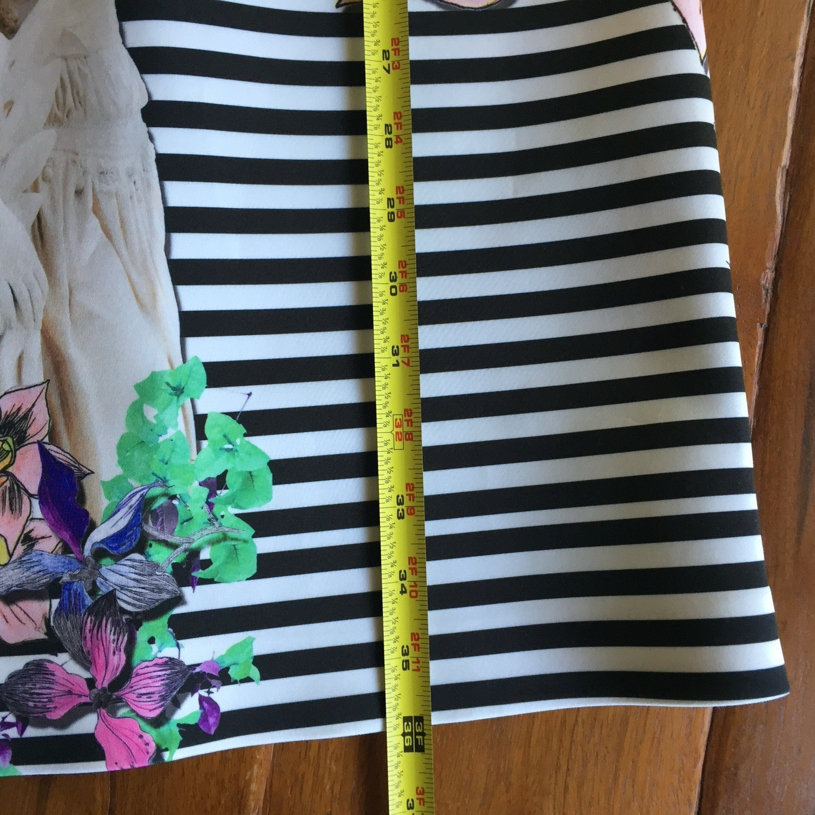Clover Canyon Scuba Floral Art Print Sleeveless Sheath Dress Size S Small