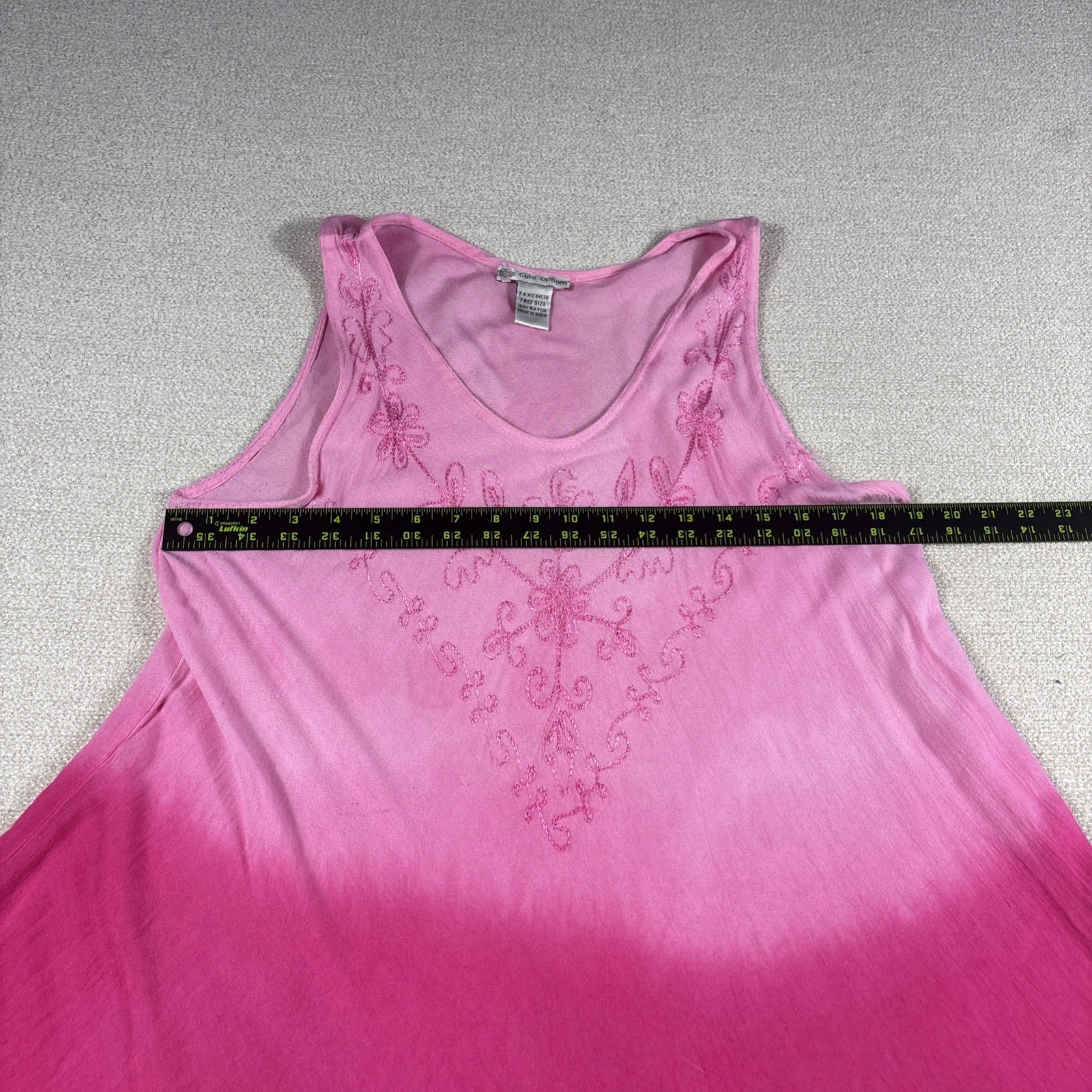 Cute Options Spring Summer Dress/Cover/Ocean Lake Wear Women Free Size See Meas.
