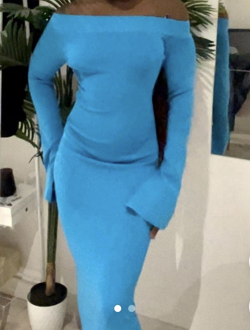 NWT Kai Collective Turquoise Blue Lolita Dress -XL