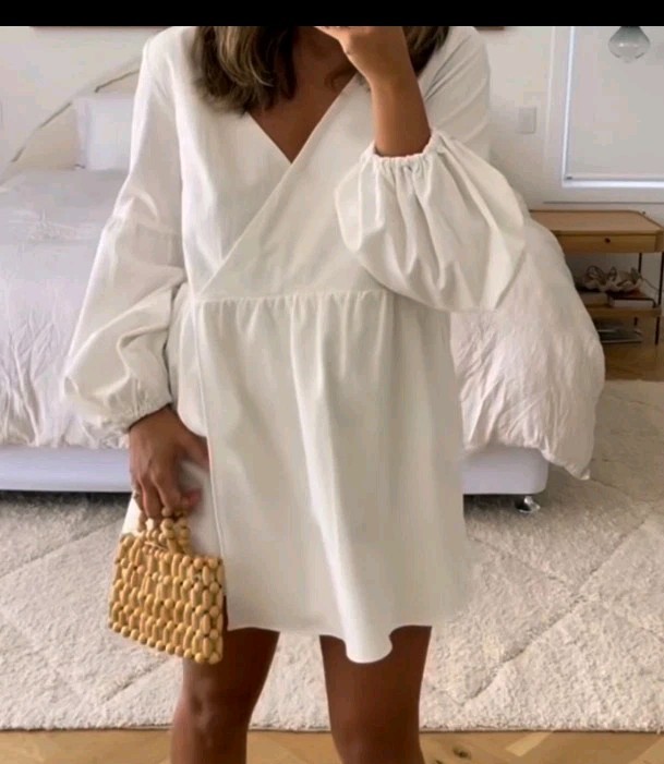 SABO Charlotte Dress – White -L (8) – $112 – NWT