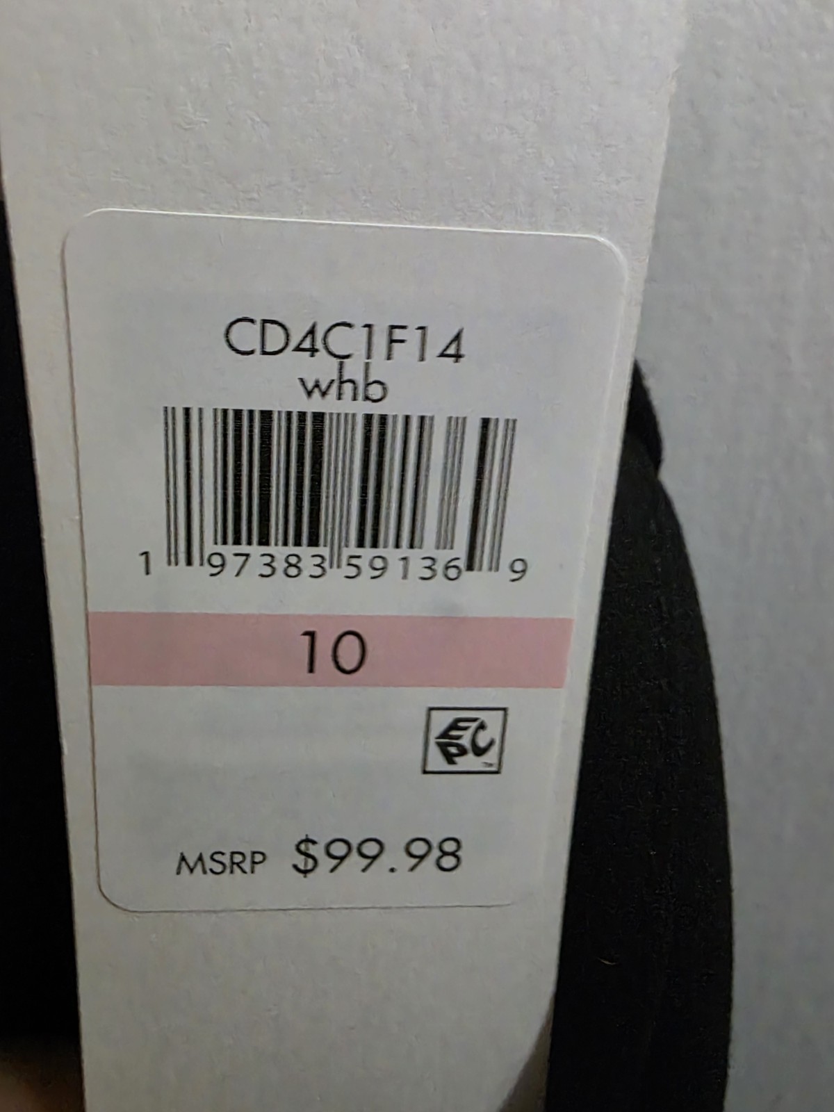 Calvin Klein NWT Black White Colorblock Midi Dress Tie Waist Size 10