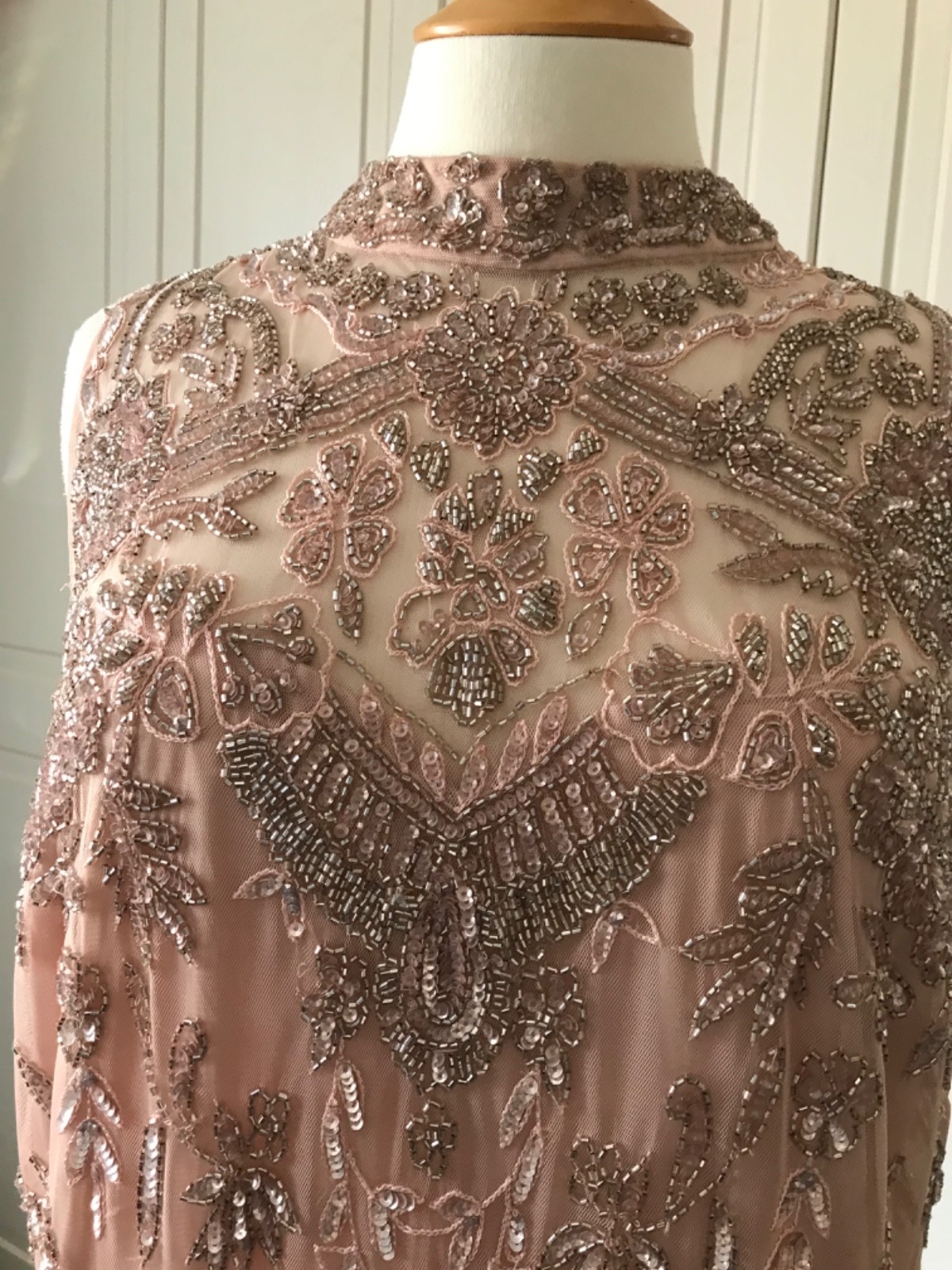 Summer Dress And Jacket by Joanna Hope Bead Embroidered Wedding Formal Size 20