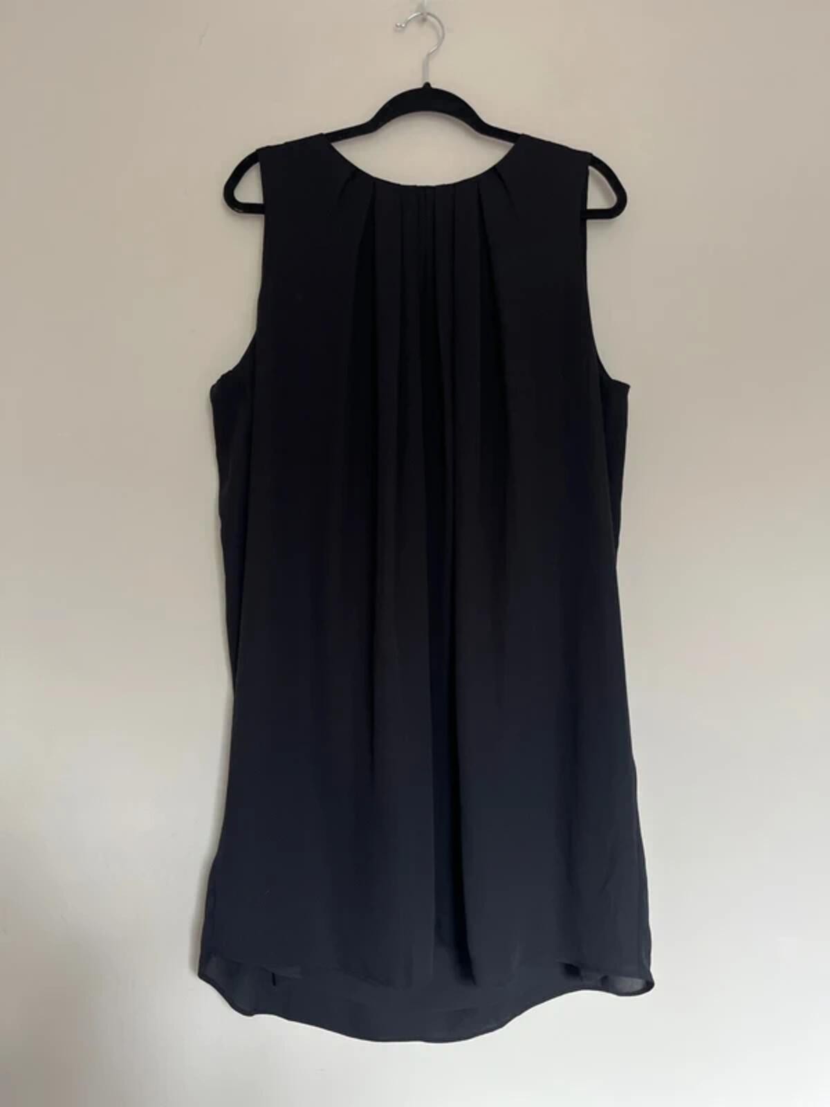 H&M sleeveless black mini dress – size XL, UK 14