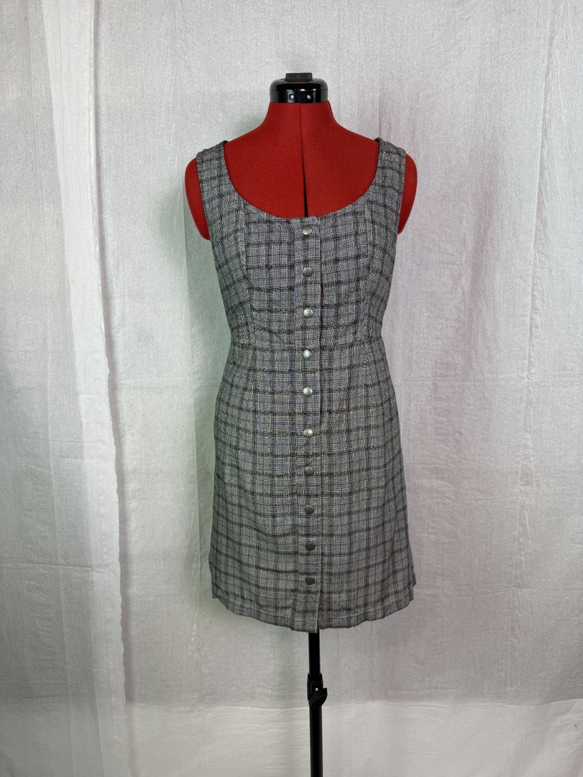 American Eagle Womens Dress Small Gray Tweed Career Business Classic NWT D080