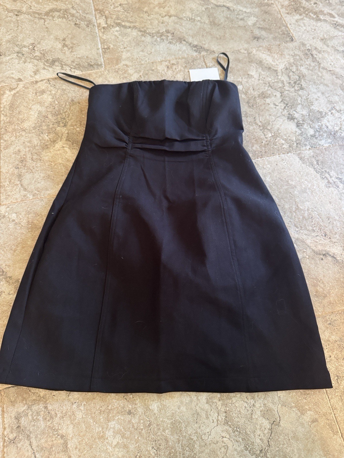 NEW DISSH Frances BLACK Strapless MINI DRESS US 6 EU 38 AU 10 Zip
