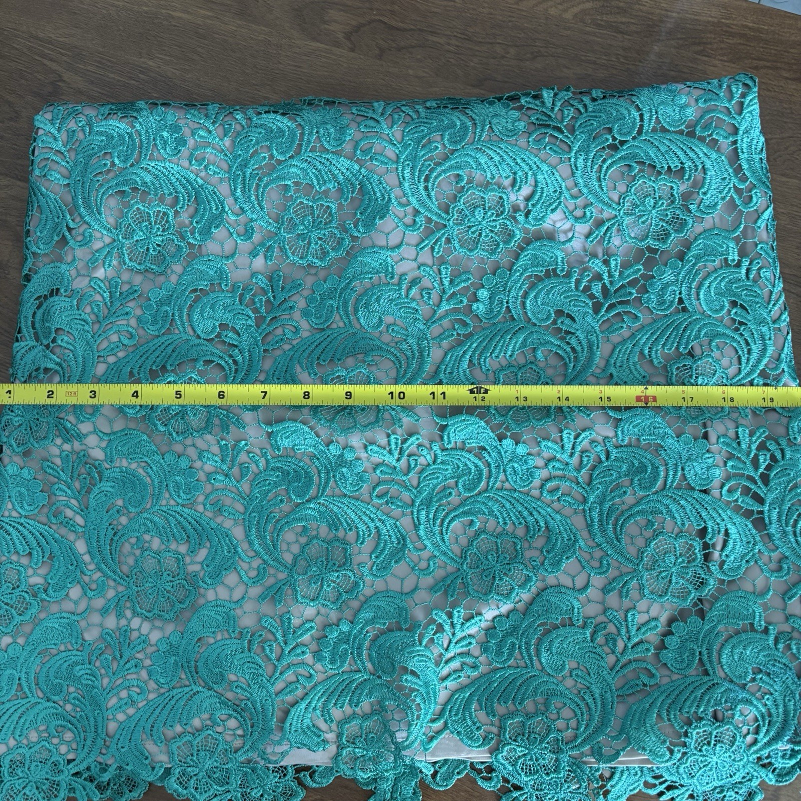 Eliza J Cap Sleeve Sheath Teal Green Lined Summer Cocktail Wedding Lace Dress 6