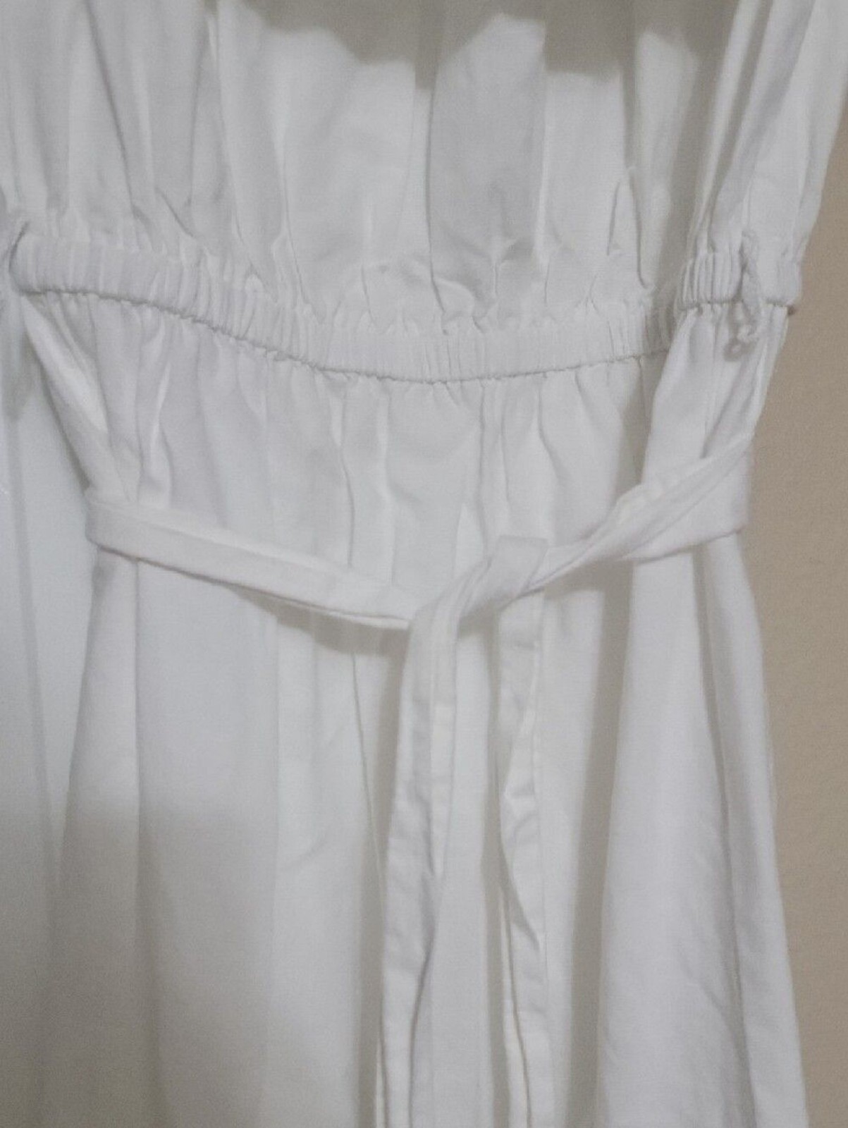GAP Off-Shoulder White Midi Dress