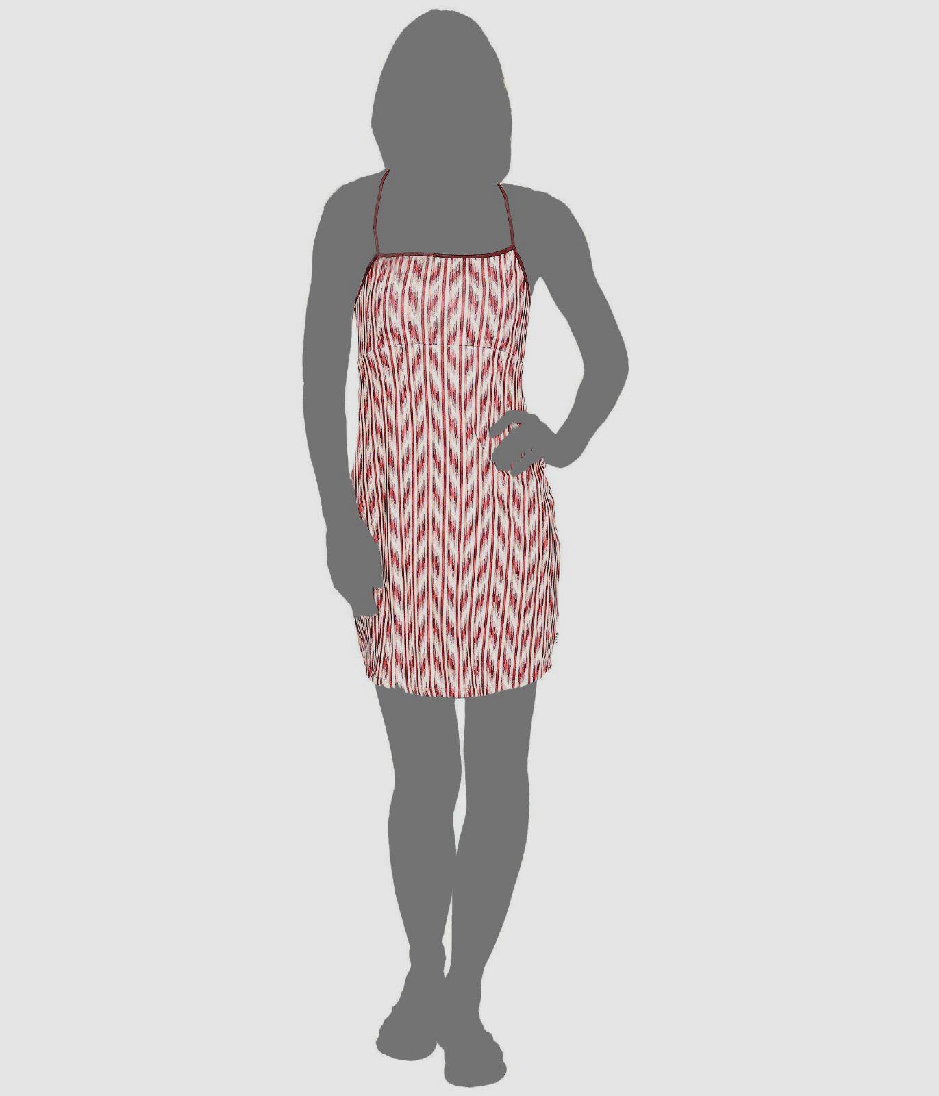 $395 The North Face Women’s Red Exposure Printed Strappy Shift Dress Size L