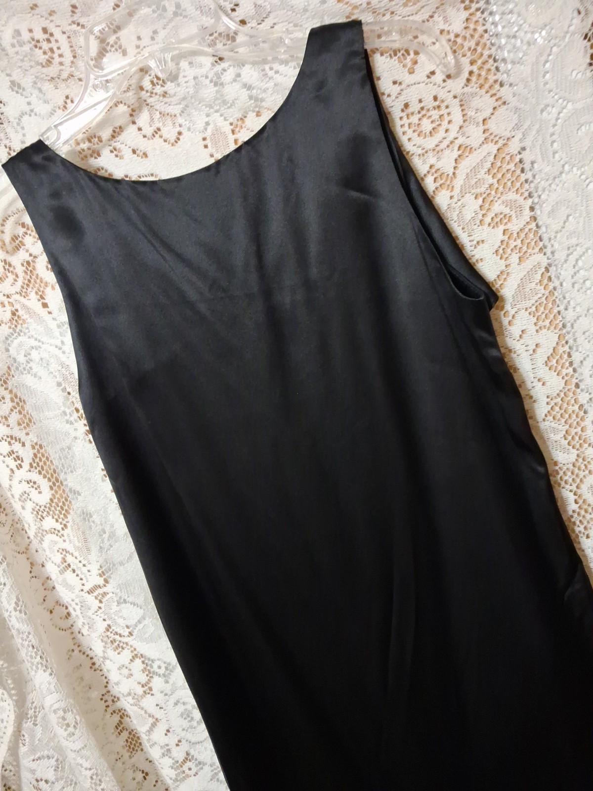 Black Collective Clothing Silk Cocktail Dress Size Medium Nwt