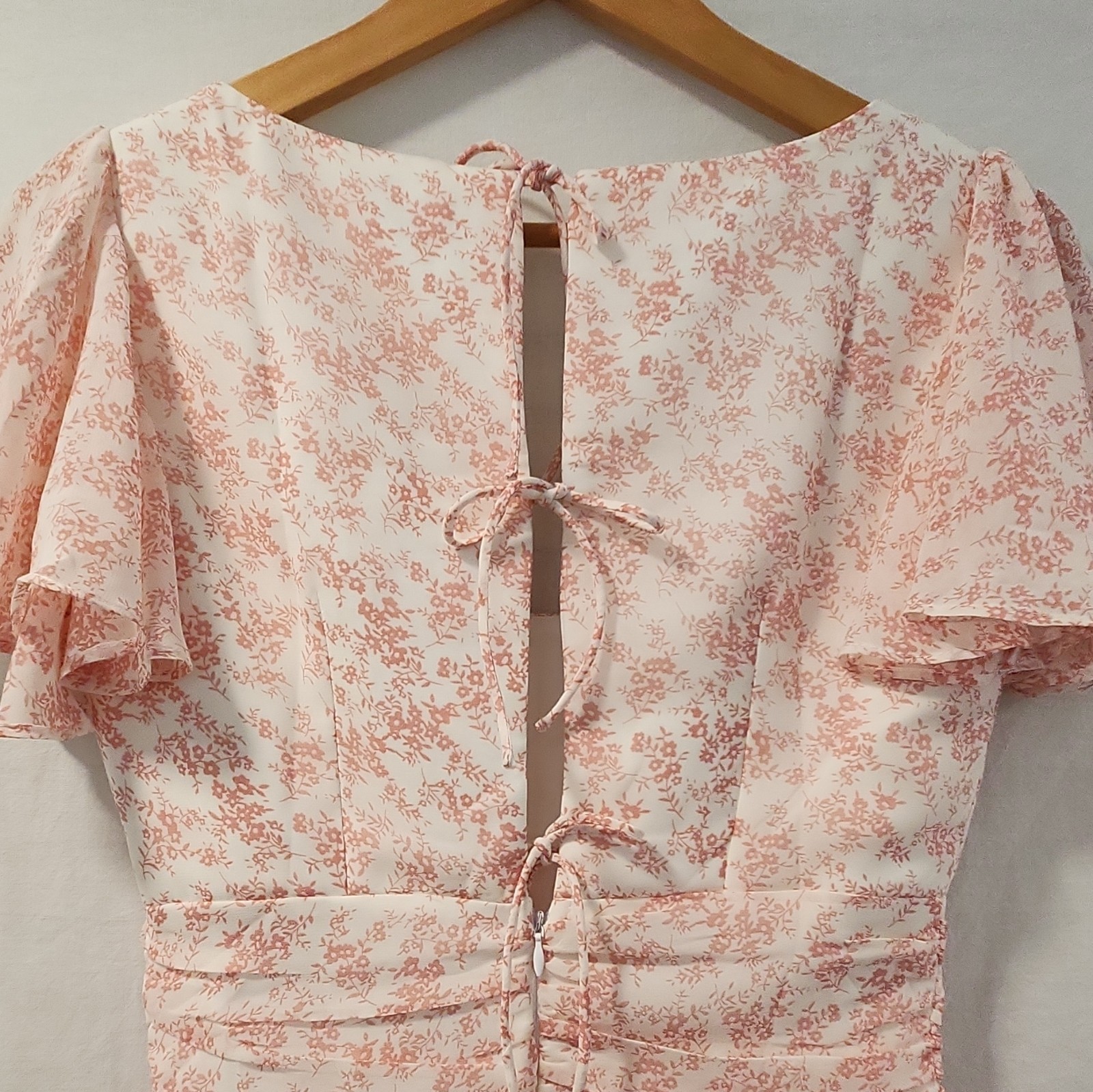 NWT Petal + Pup Blush Floral Clements Mini Dress Size US2