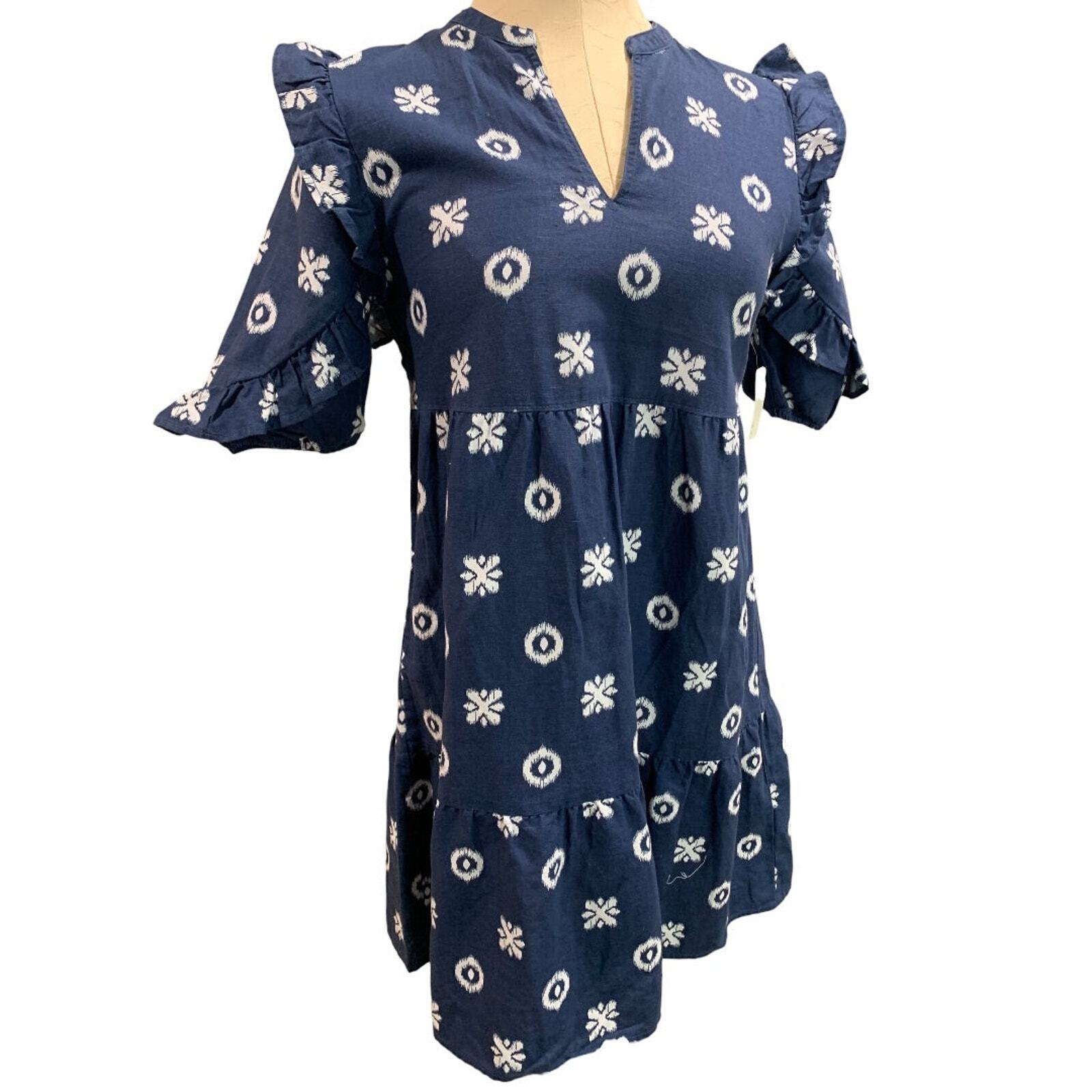 XS Goodthreads New Dress Linen Cotton Lightweight A-Line